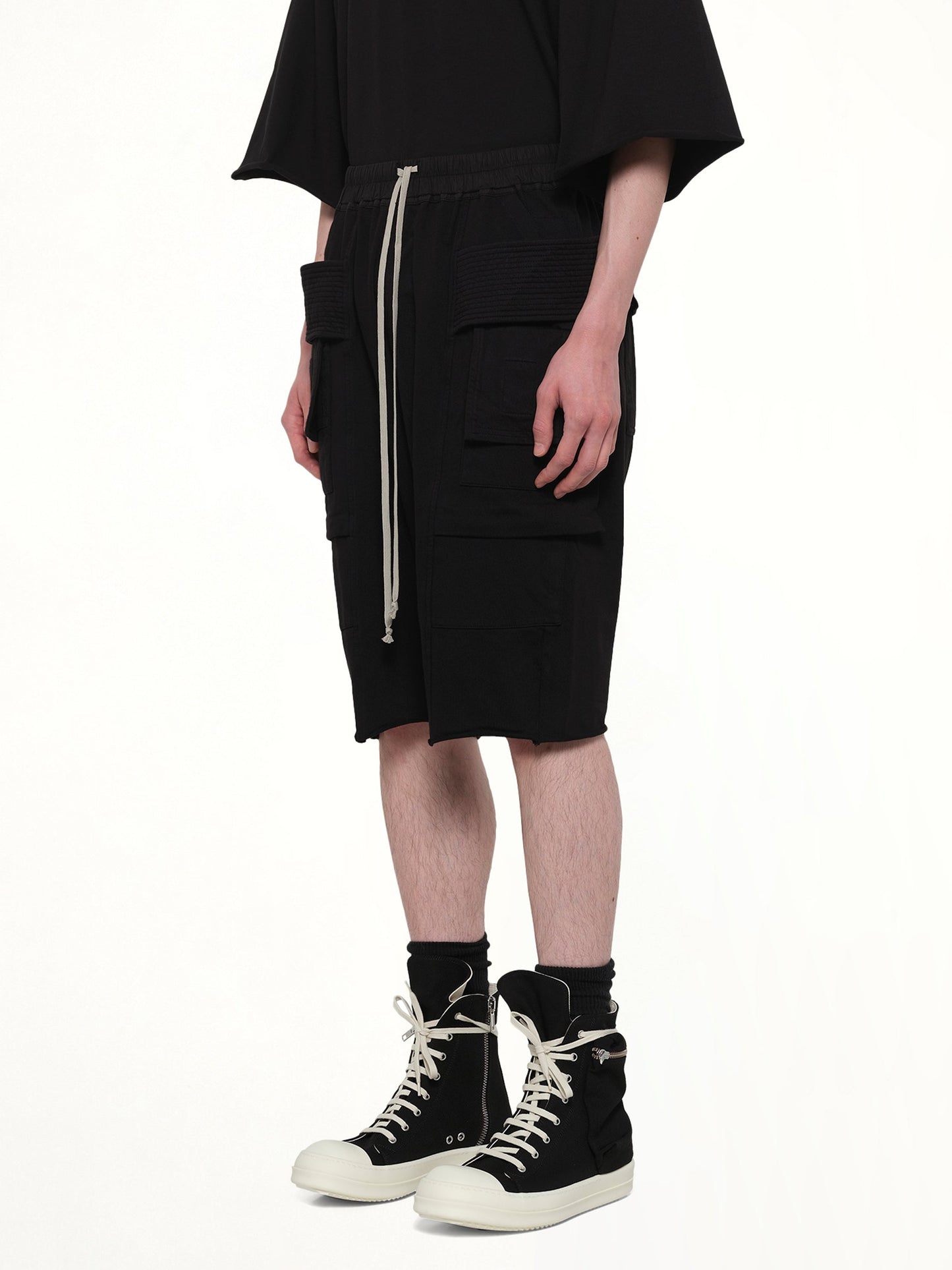 RICK OWENS DRKSHDW Creatch Cargo Pods (Black)