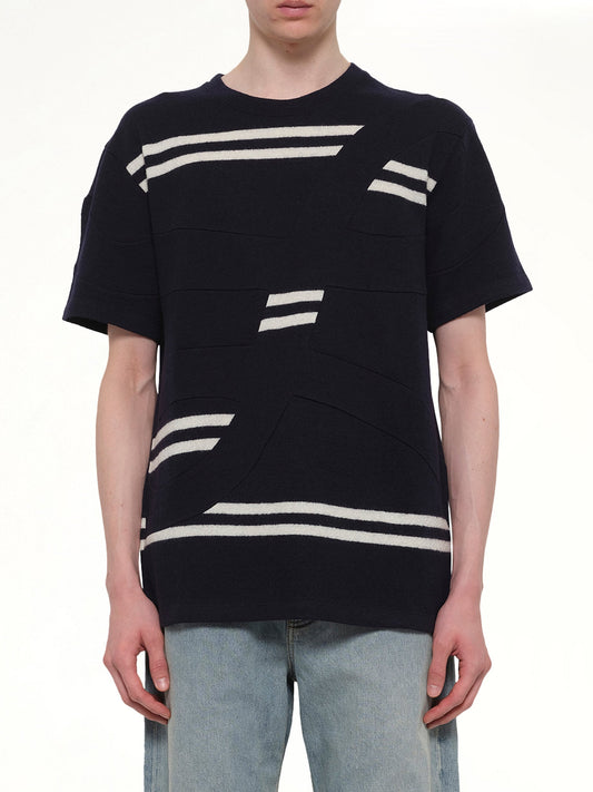 Image of T-Shirts. Product name - Oversized Fit T-Shirt in Navy colour by brand - LOEWE