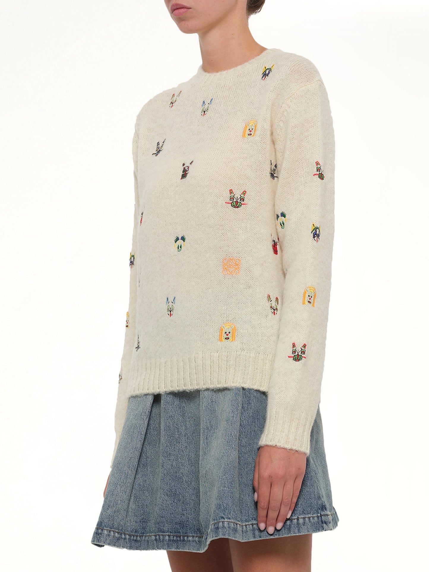LOEWE Louis Wain Sweater (White)
