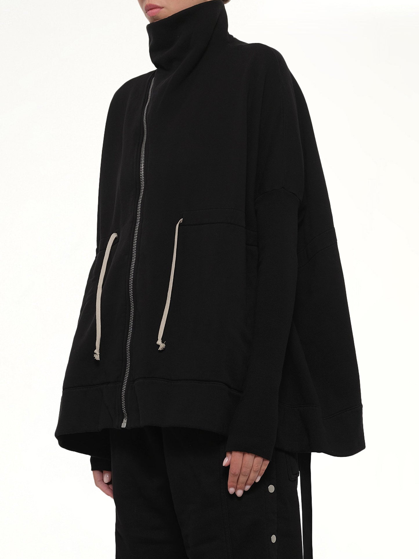 RICK OWENS DRKSHDW Mountain Sail Sweatshirt (Black)