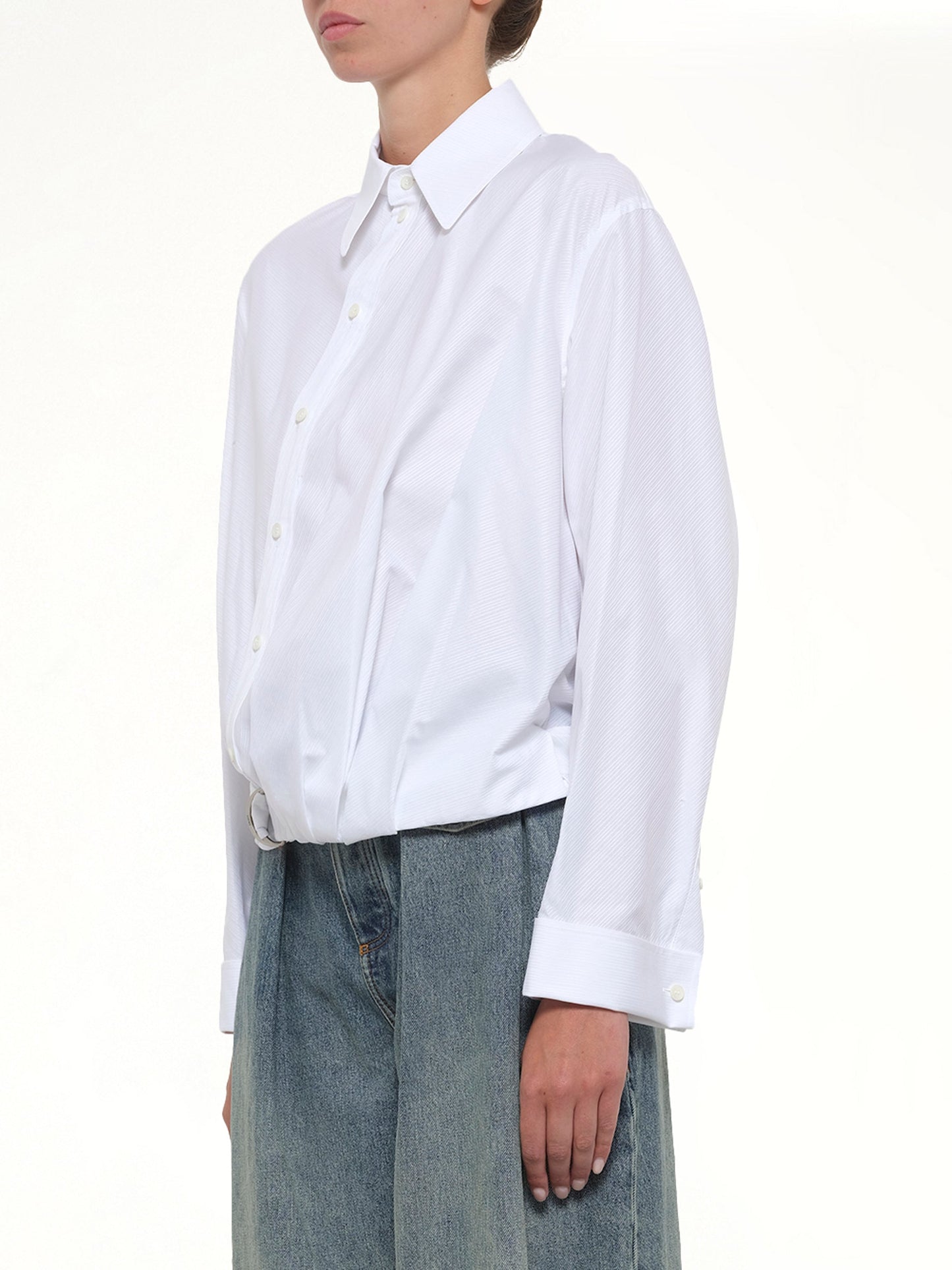 LOEWE Draped Shirt (White)