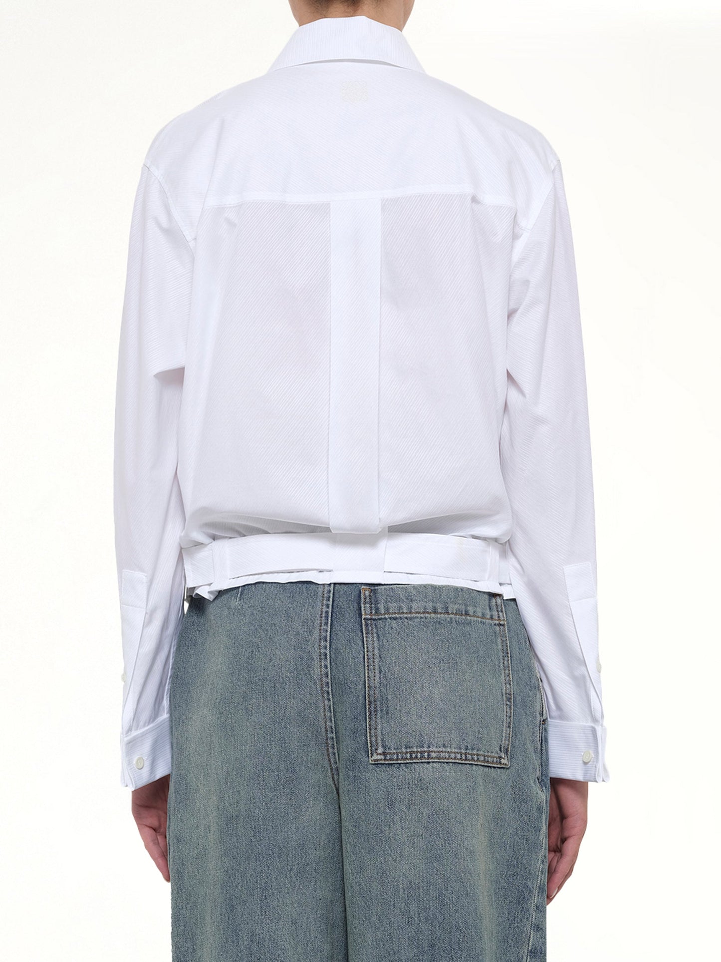 LOEWE Draped Shirt (White)