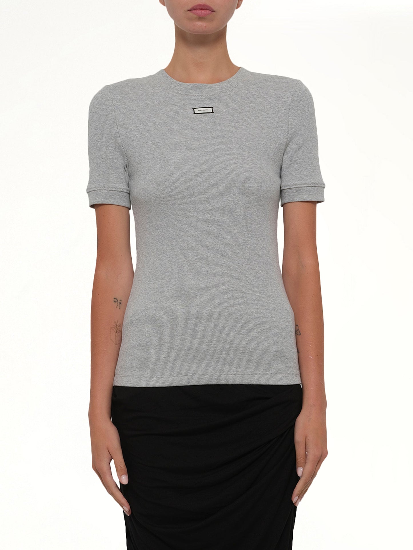 Image of T-Shirts. Product name - Lounge T-Shirt in Grey colour by brand - ENTIRE STUDIOS