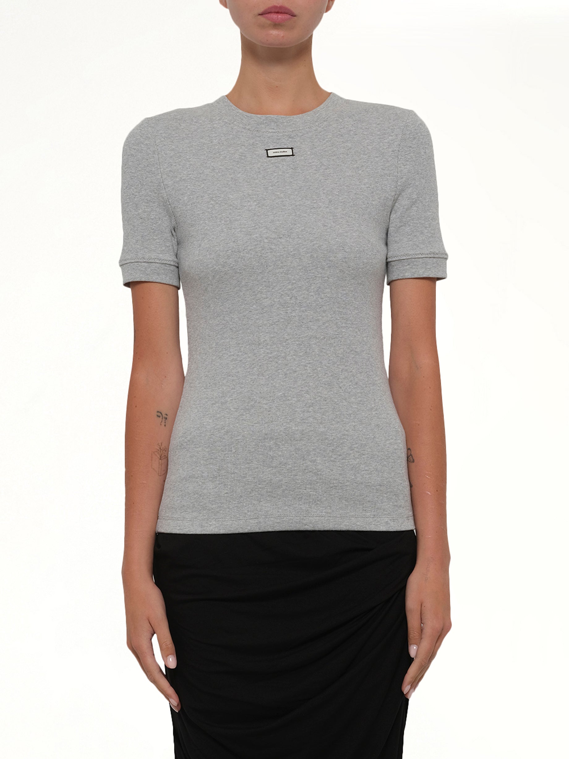 Image of T-Shirts. Product name - Lounge T-Shirt in Grey colour by brand - ENTIRE STUDIOS