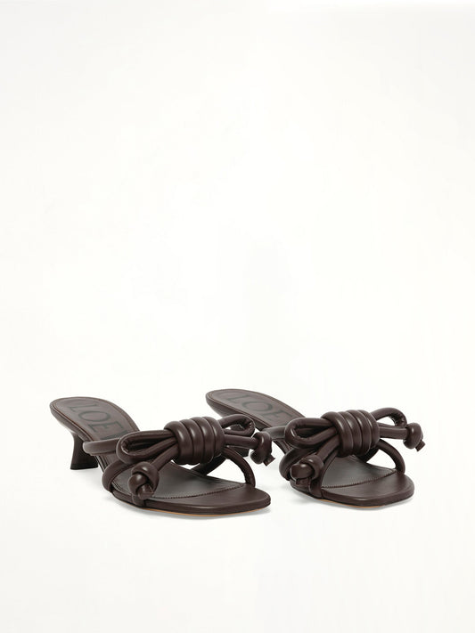 LOEWE Flamenco Knot Sandal 45H (Brown)