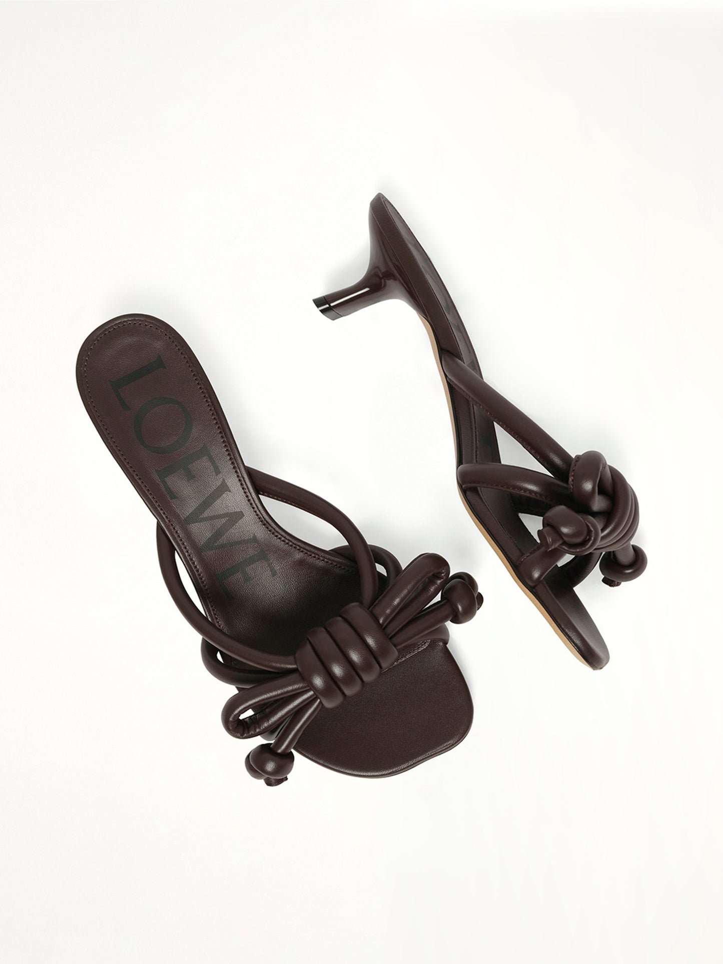 LOEWE Flamenco Knot Sandal 45H (Brown)