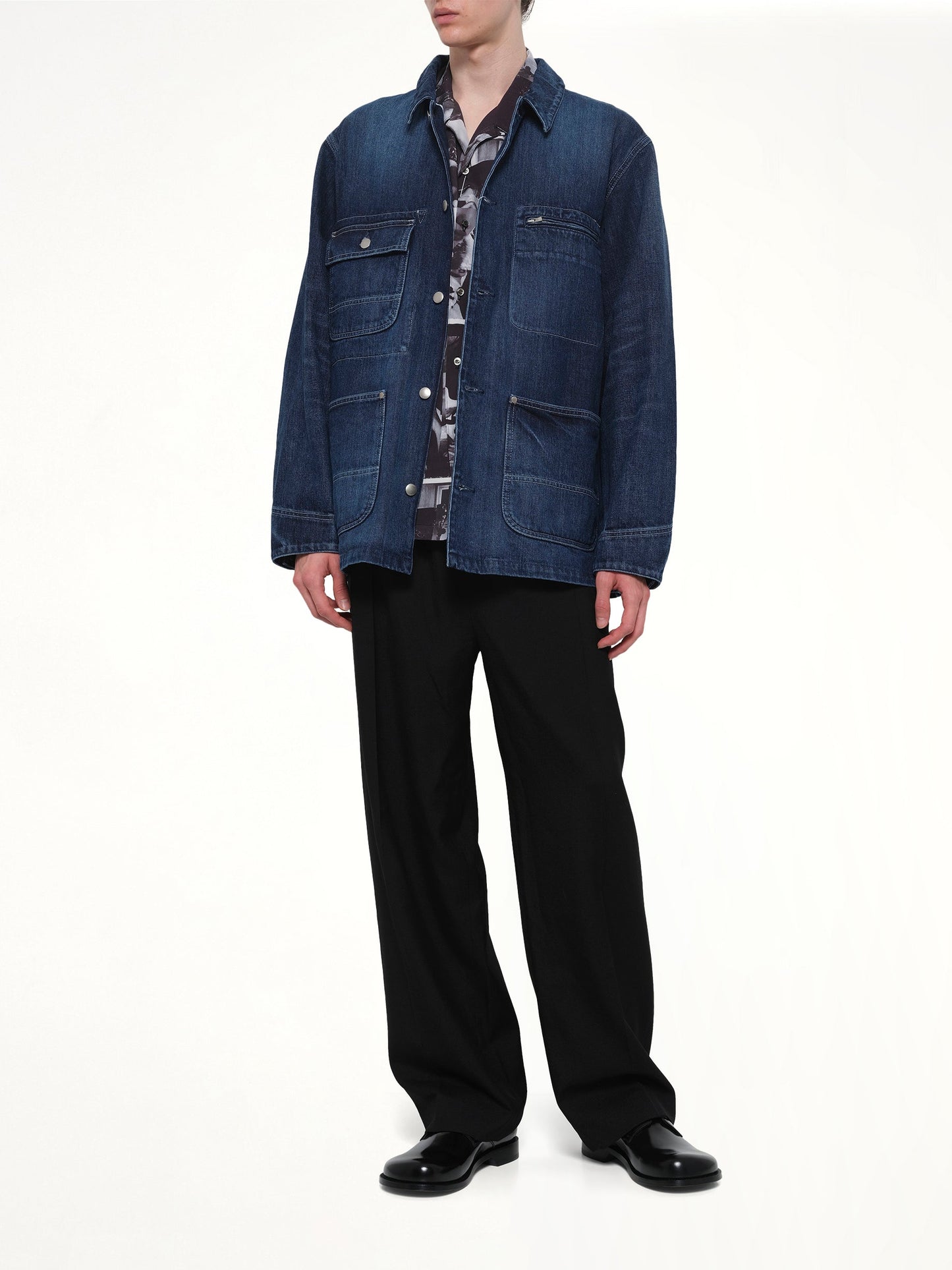 VOWELS Chore Jacket (Blue)