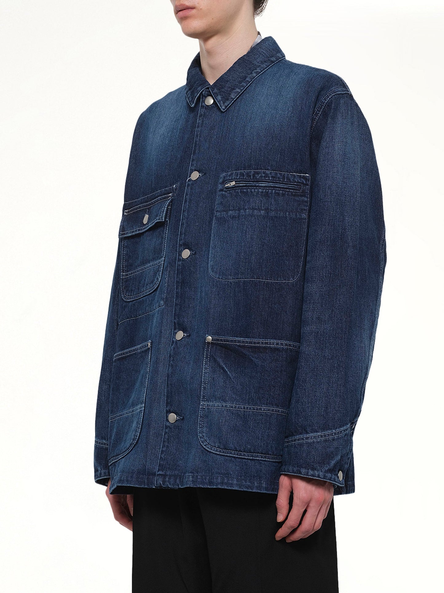 VOWELS Chore Jacket (Blue)