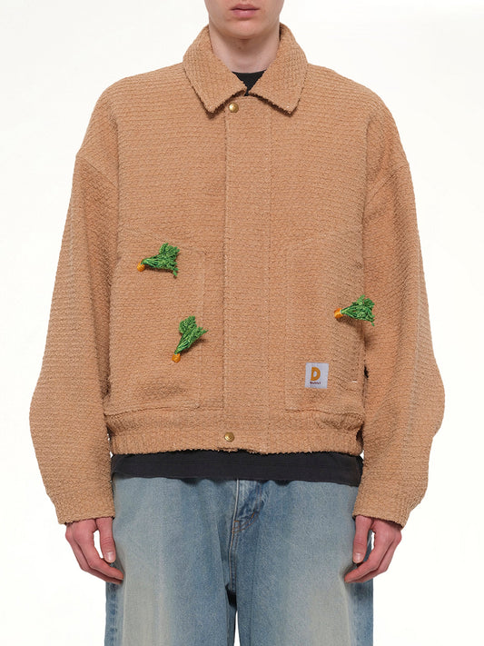 Image of Coats & Jackets. Product name - Tilled Field Work Jacket in Beige colour by brand - DOUBLET