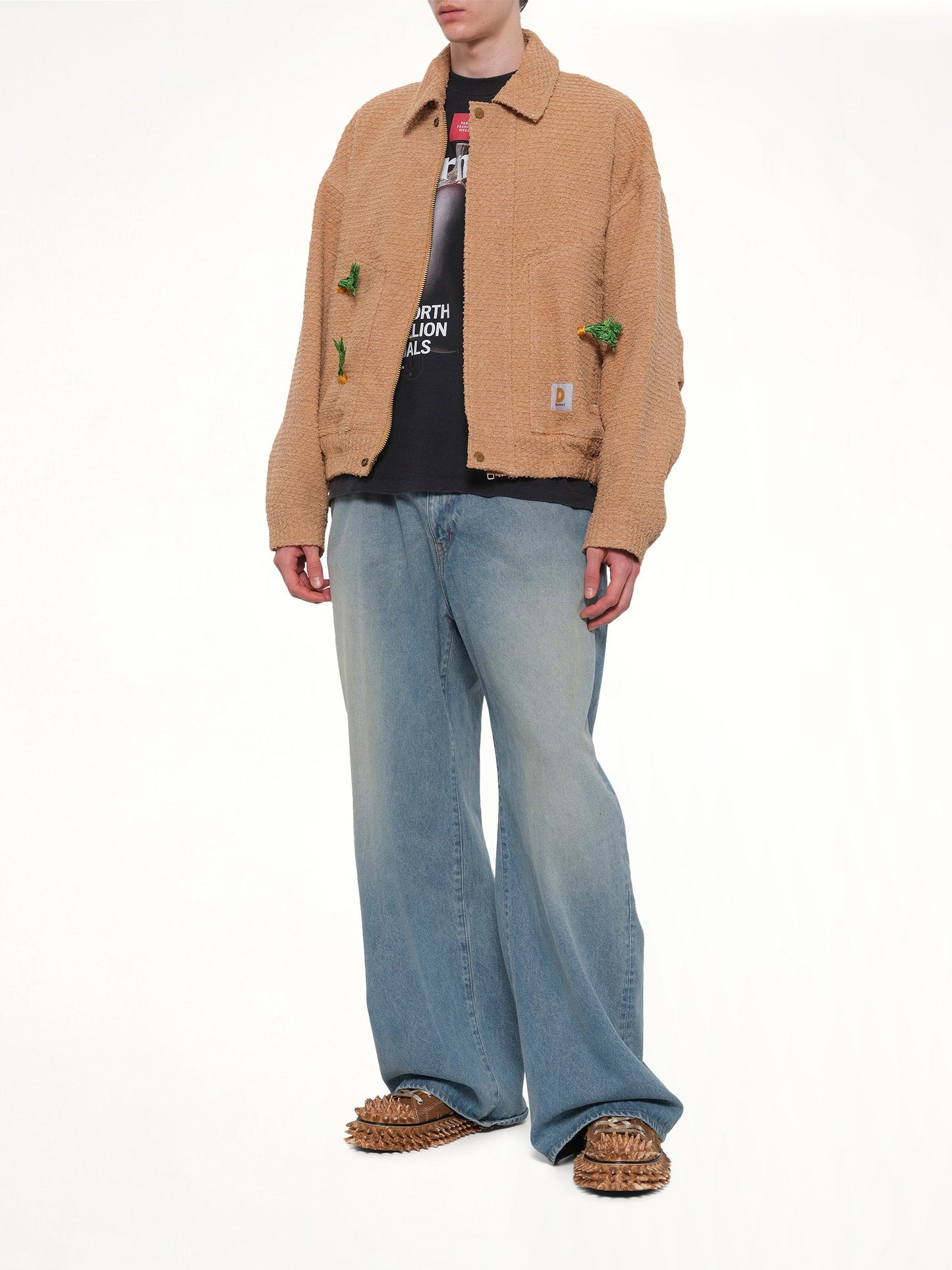 DOUBLET Tilled Field Work Jacket (Beige)