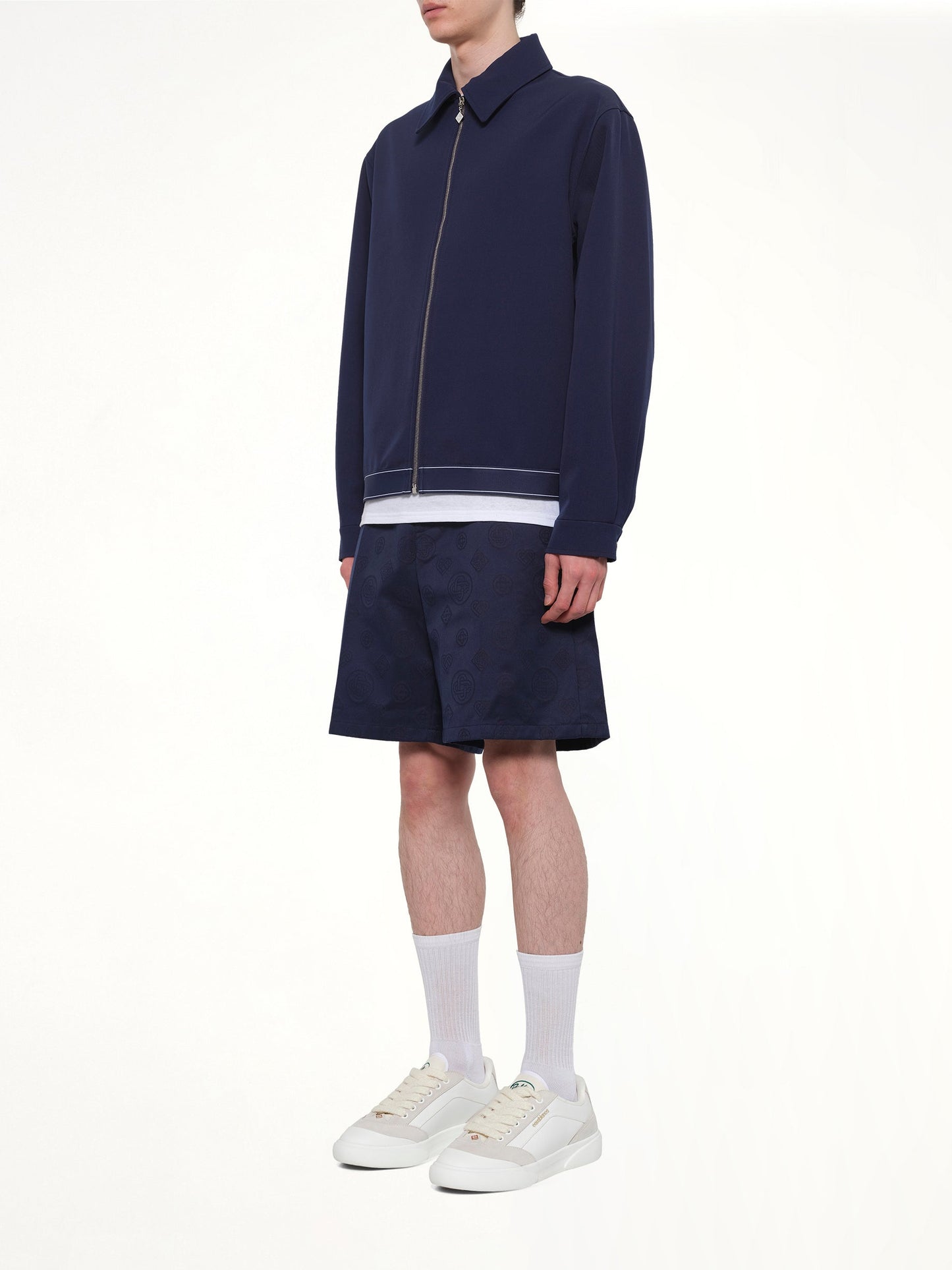 CASABLANCA Wool Sports Jacket (Navy)