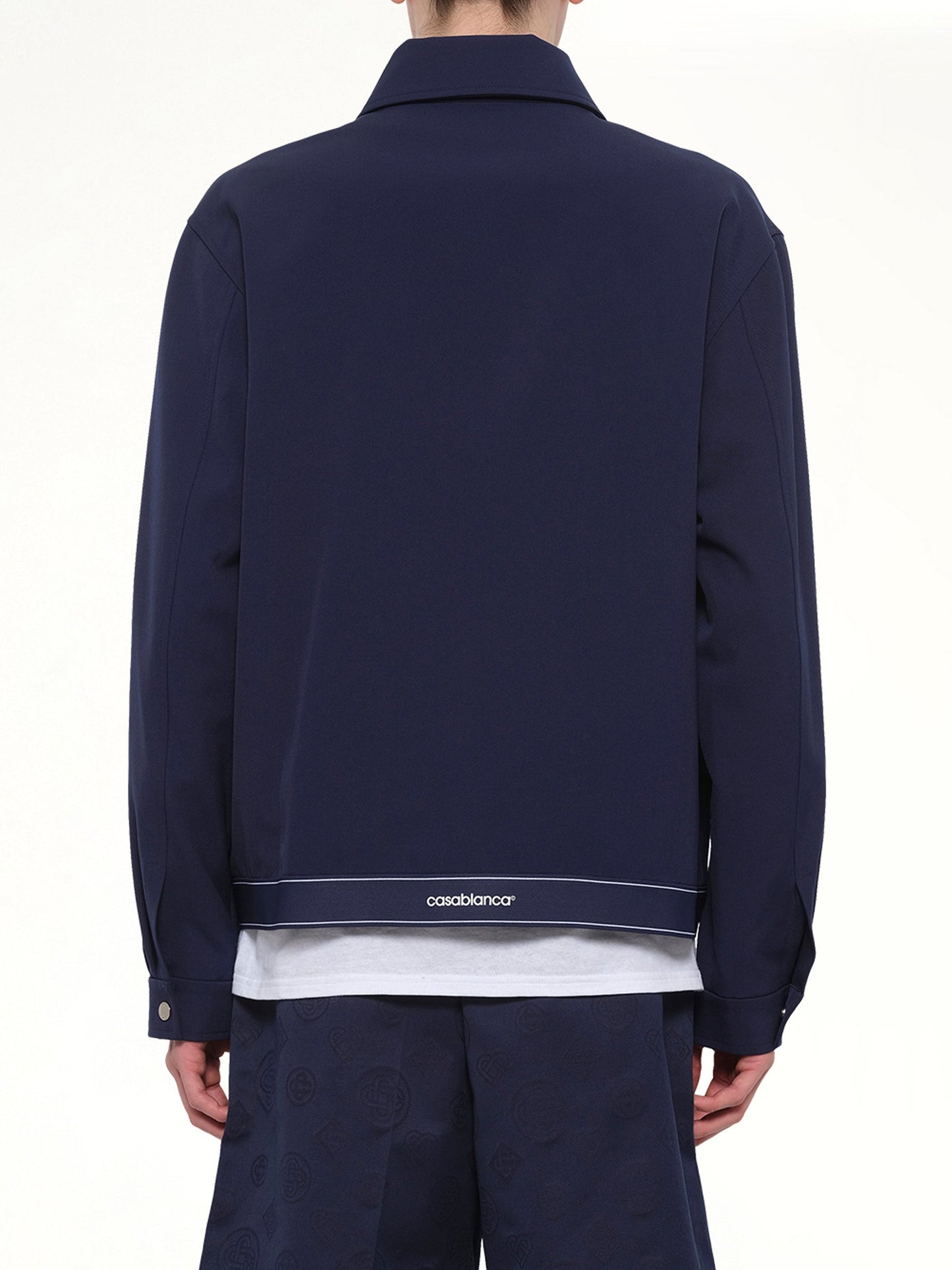 CASABLANCA Wool Sports Jacket (Navy)