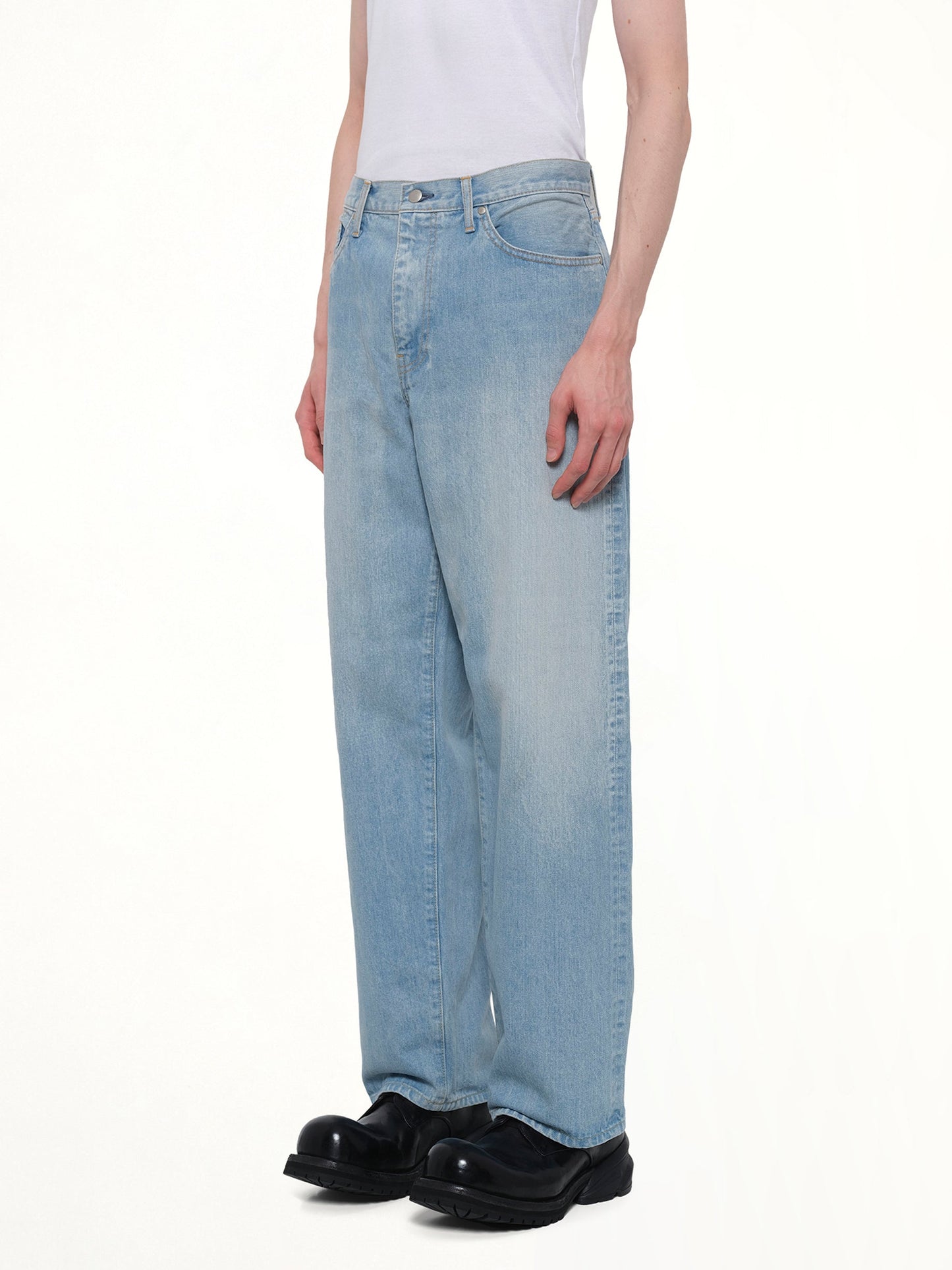 VOWELS Baggy Fit Denim (Blue)