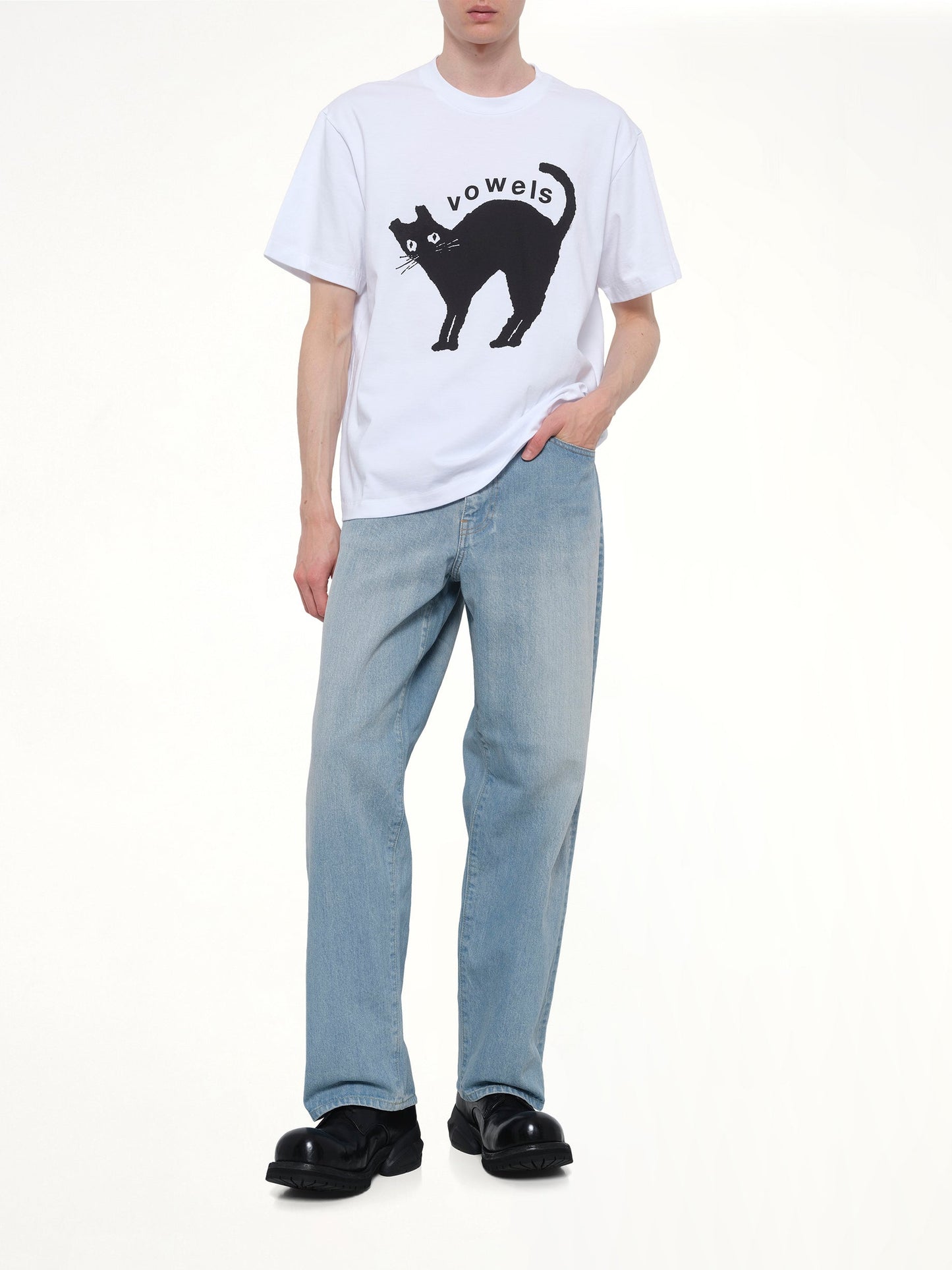 VOWELS Baggy Fit Denim (Blue)