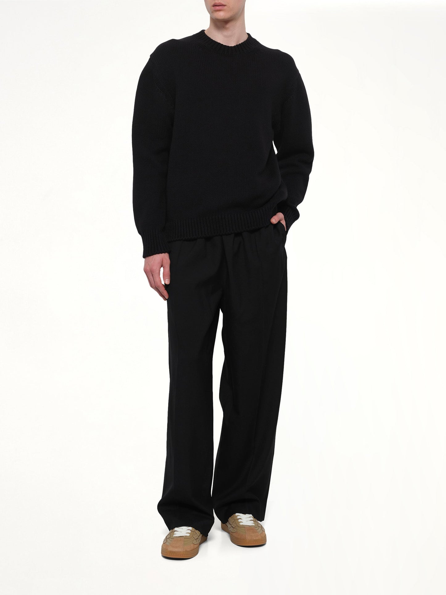 VOWELS Crewneck (Black)