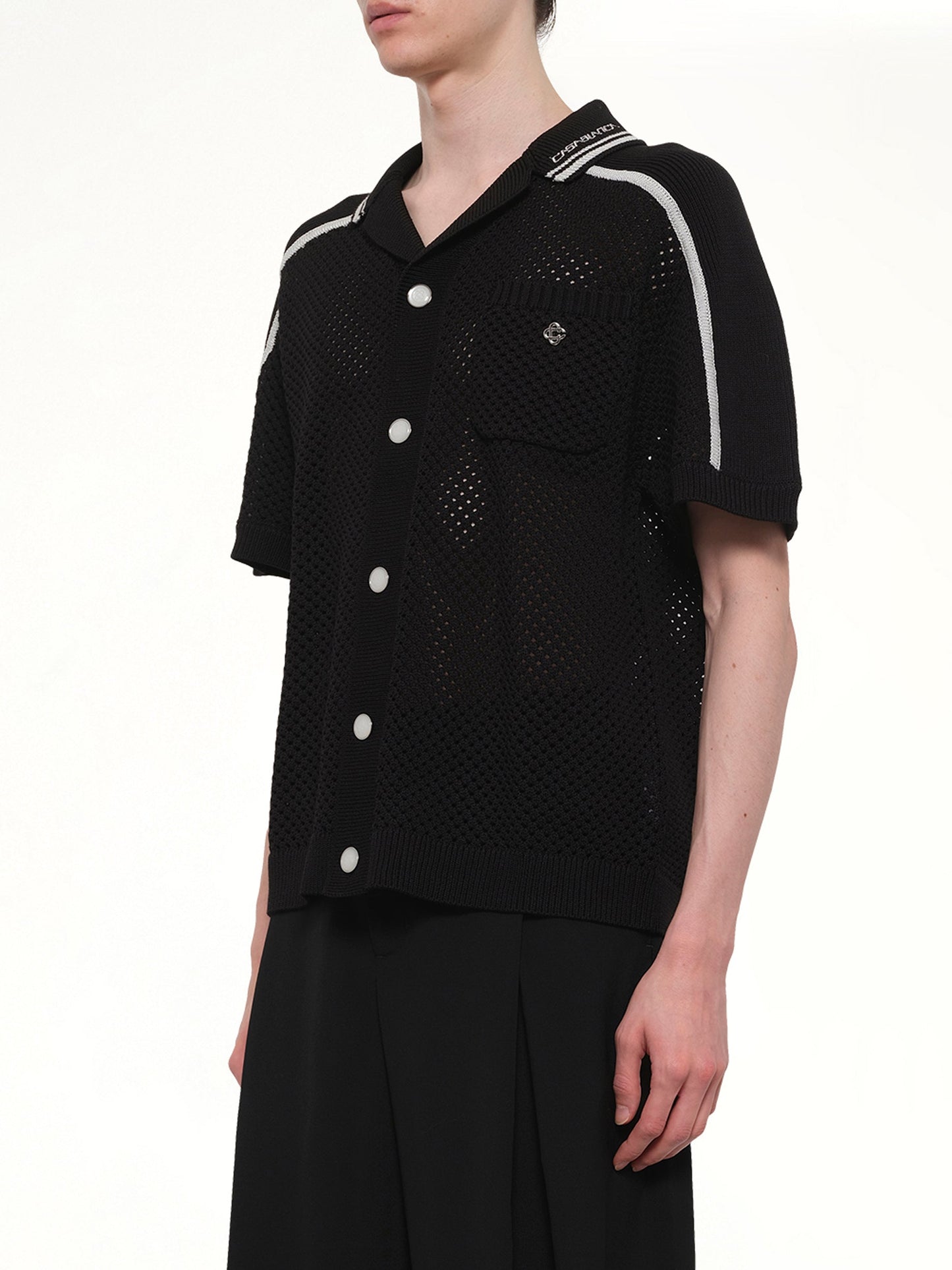 Casablanca Mesh Shirt (Black)