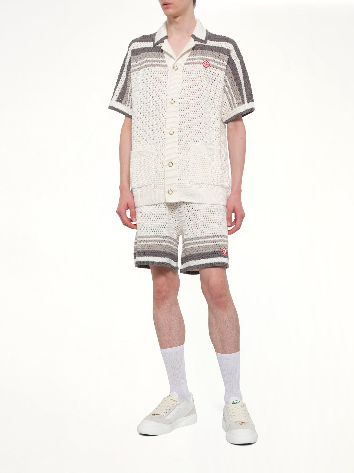 CASABLANCA Crochet Shirt (White)