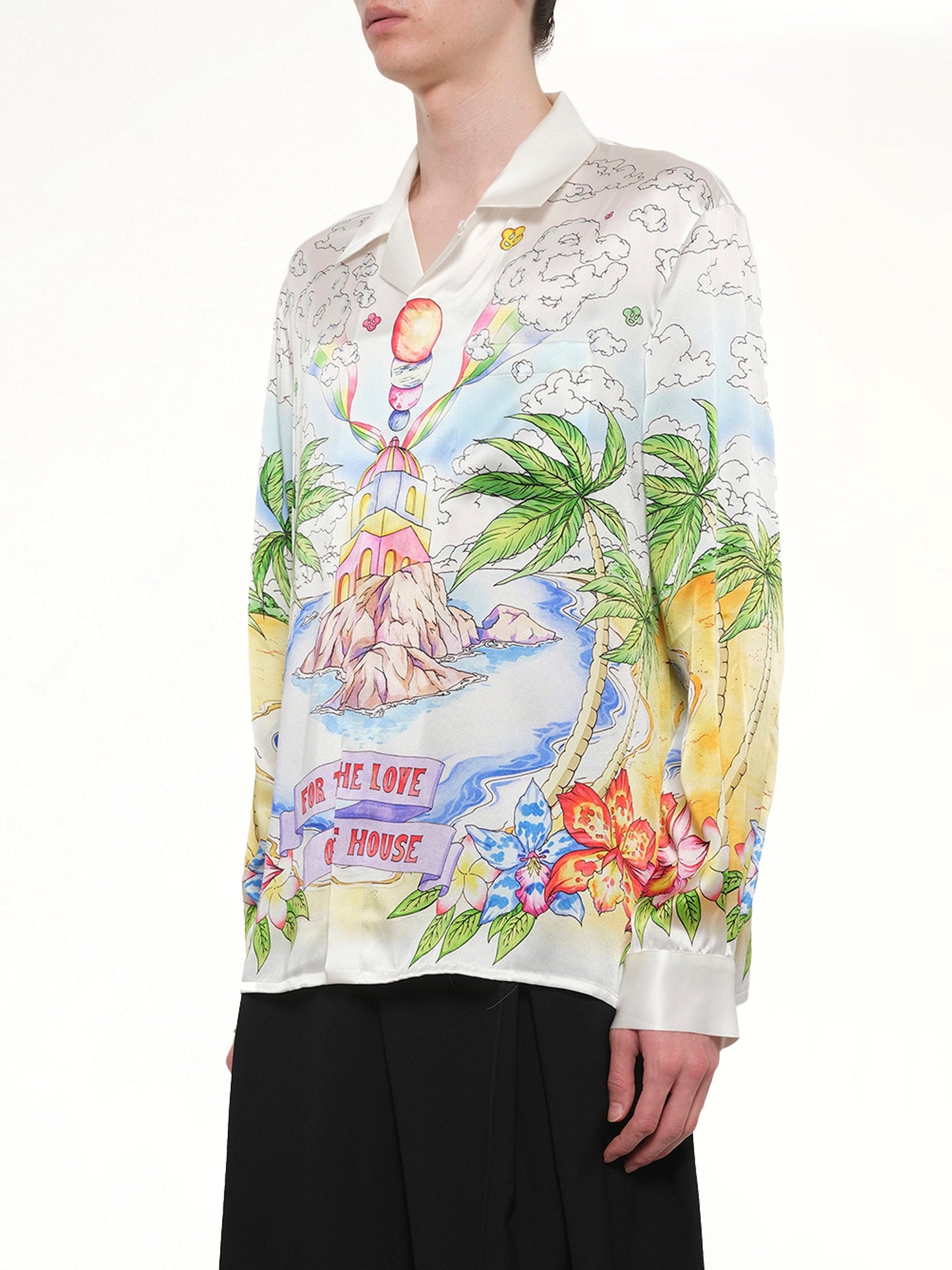 CASABLANCA Better Days LS Shirt (White)