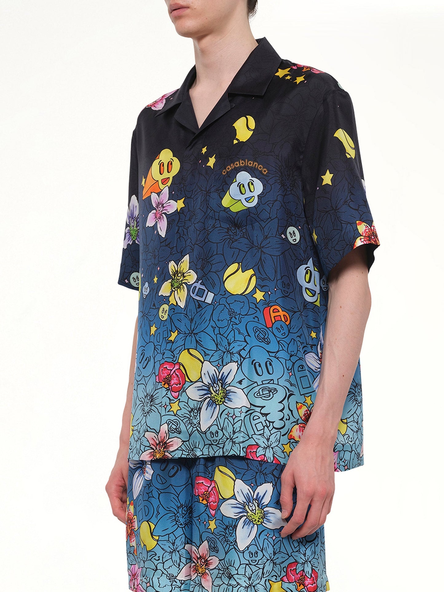 CASABLANCA Collage D’Icones SS Shirt (Blue)
