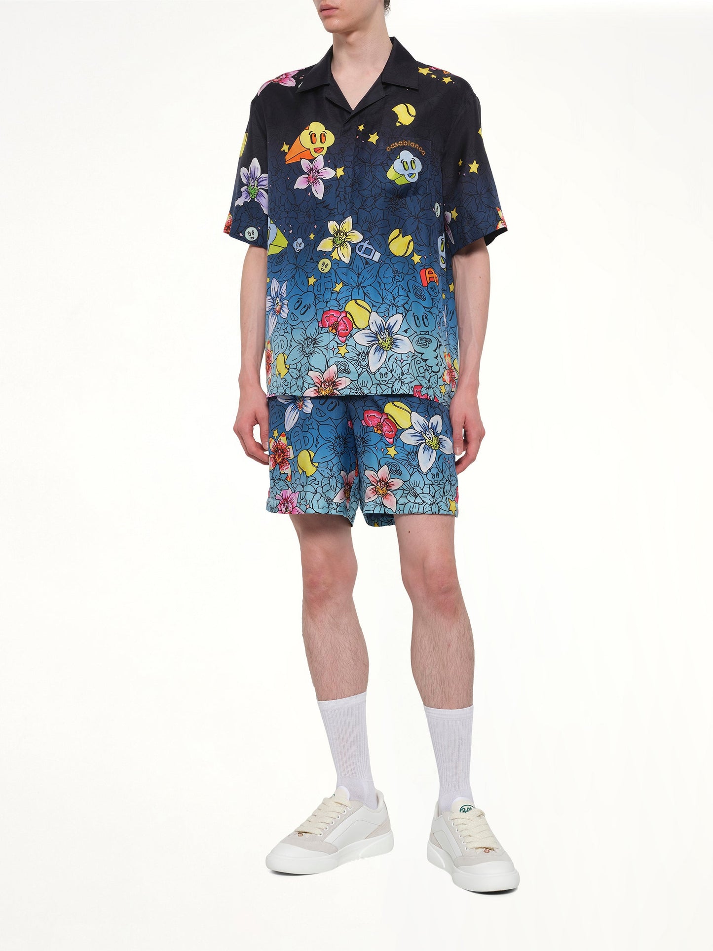 CASABLANCA Collage D’Icones SS Shirt (Blue)