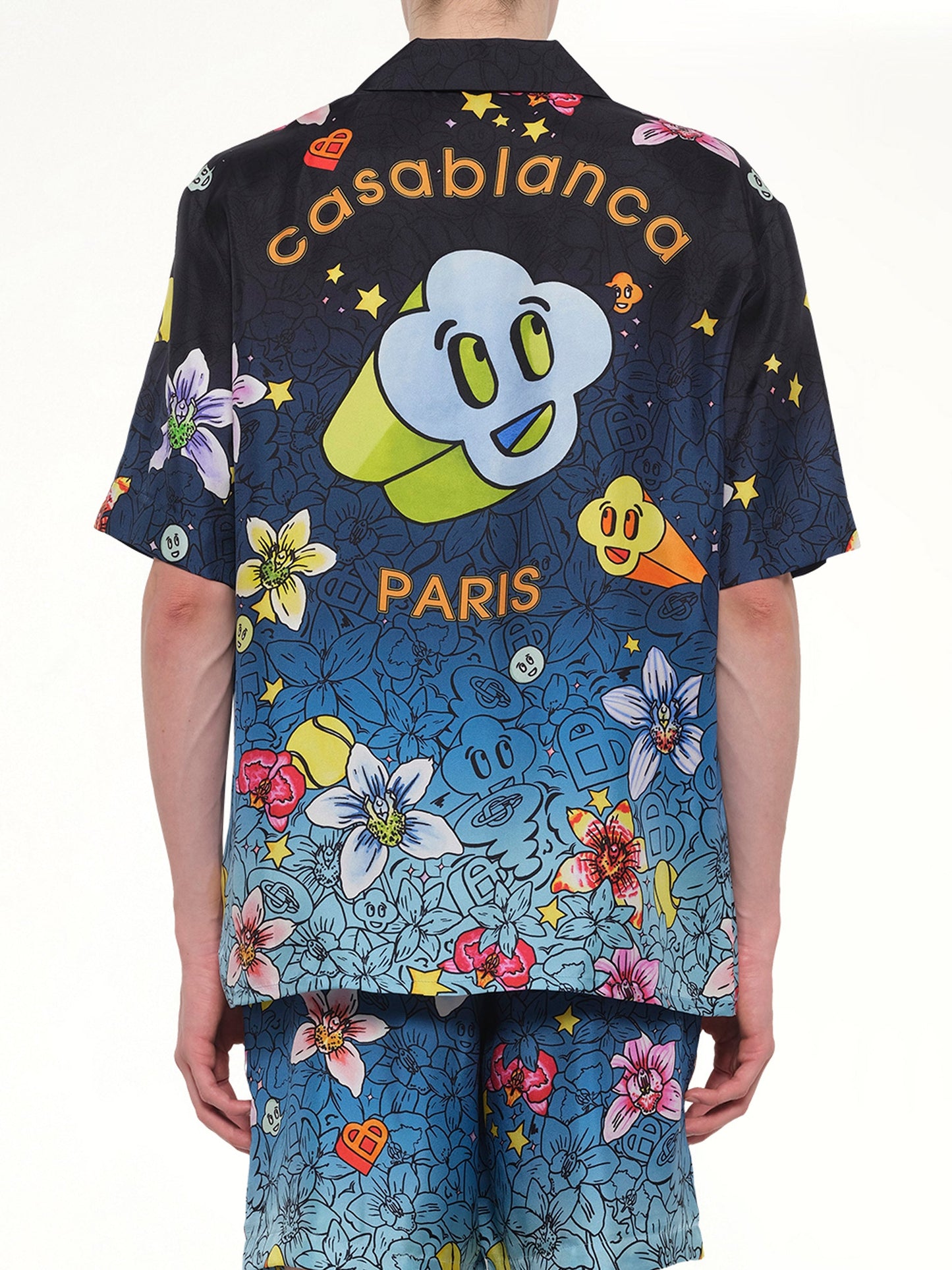 CASABLANCA Collage D’Icones SS Shirt (Blue)