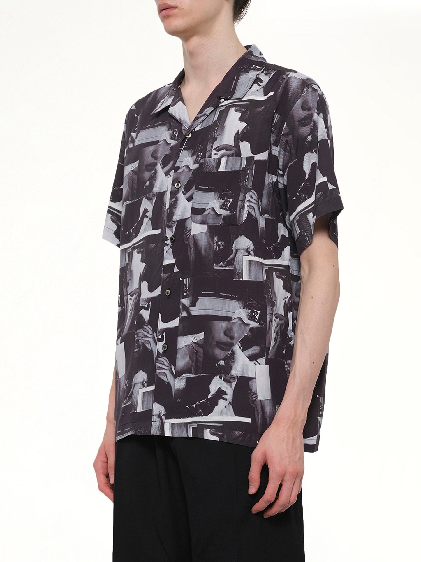 VOWELS Printed Still Shirt (Black)
