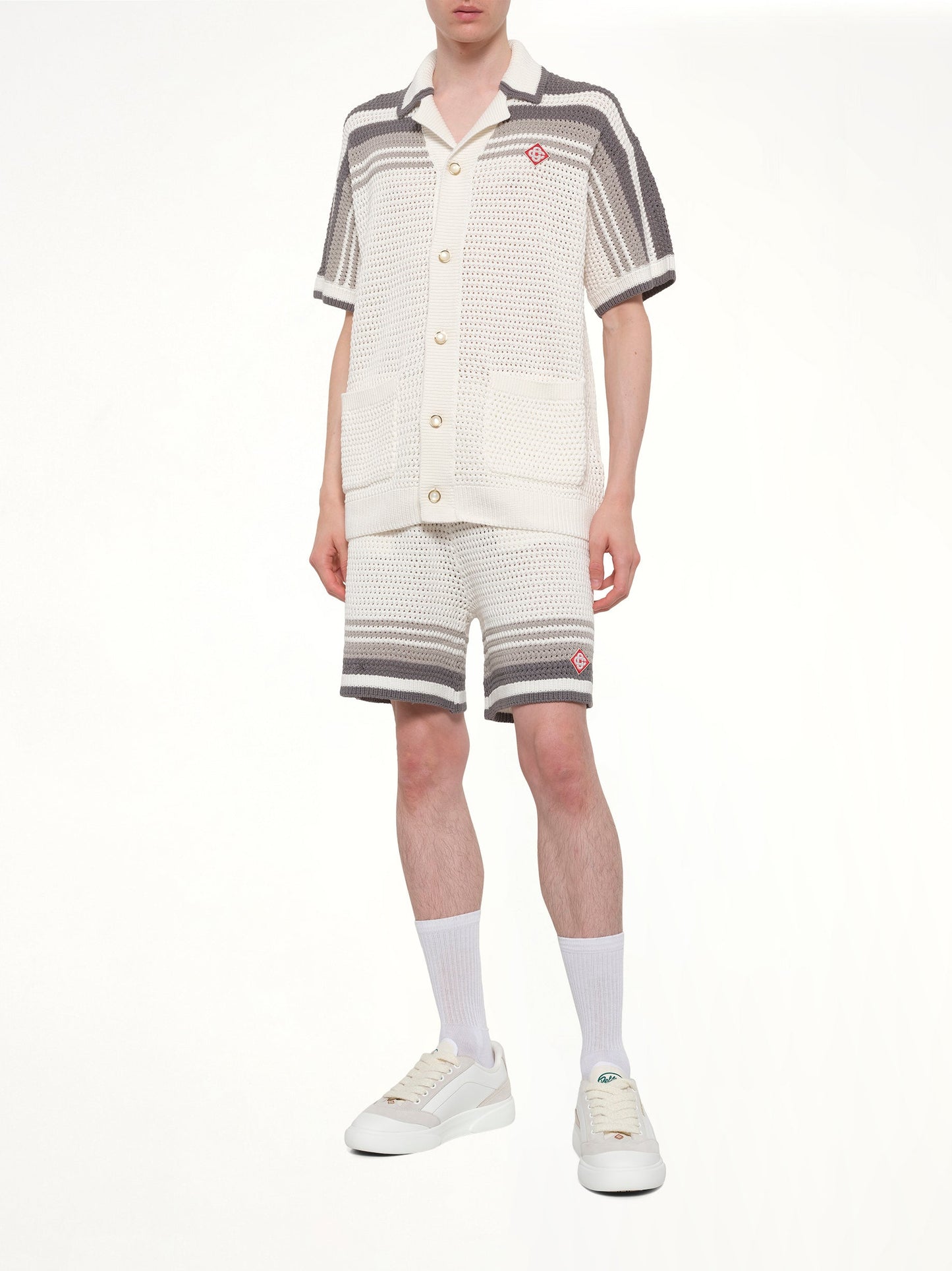 CASABLANCA Crochet Shorts (White)