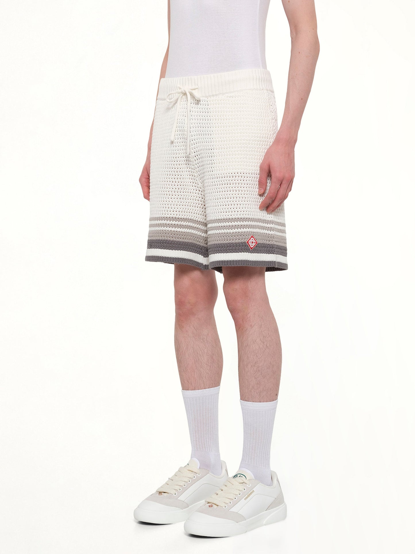 CASABLANCA Crochet Shorts (White)