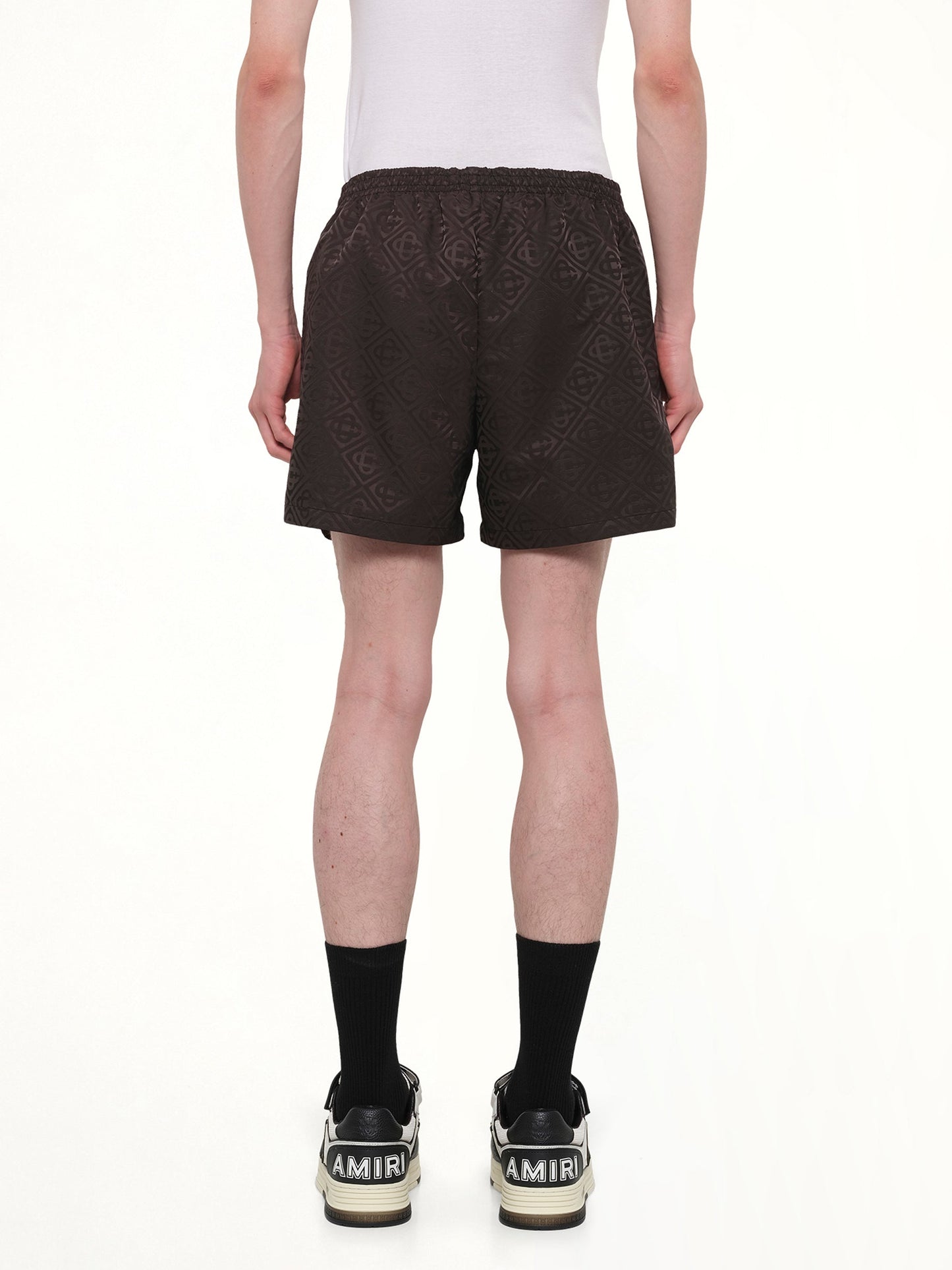 CASABLANCA Jacquard Swim Shorts (Black)