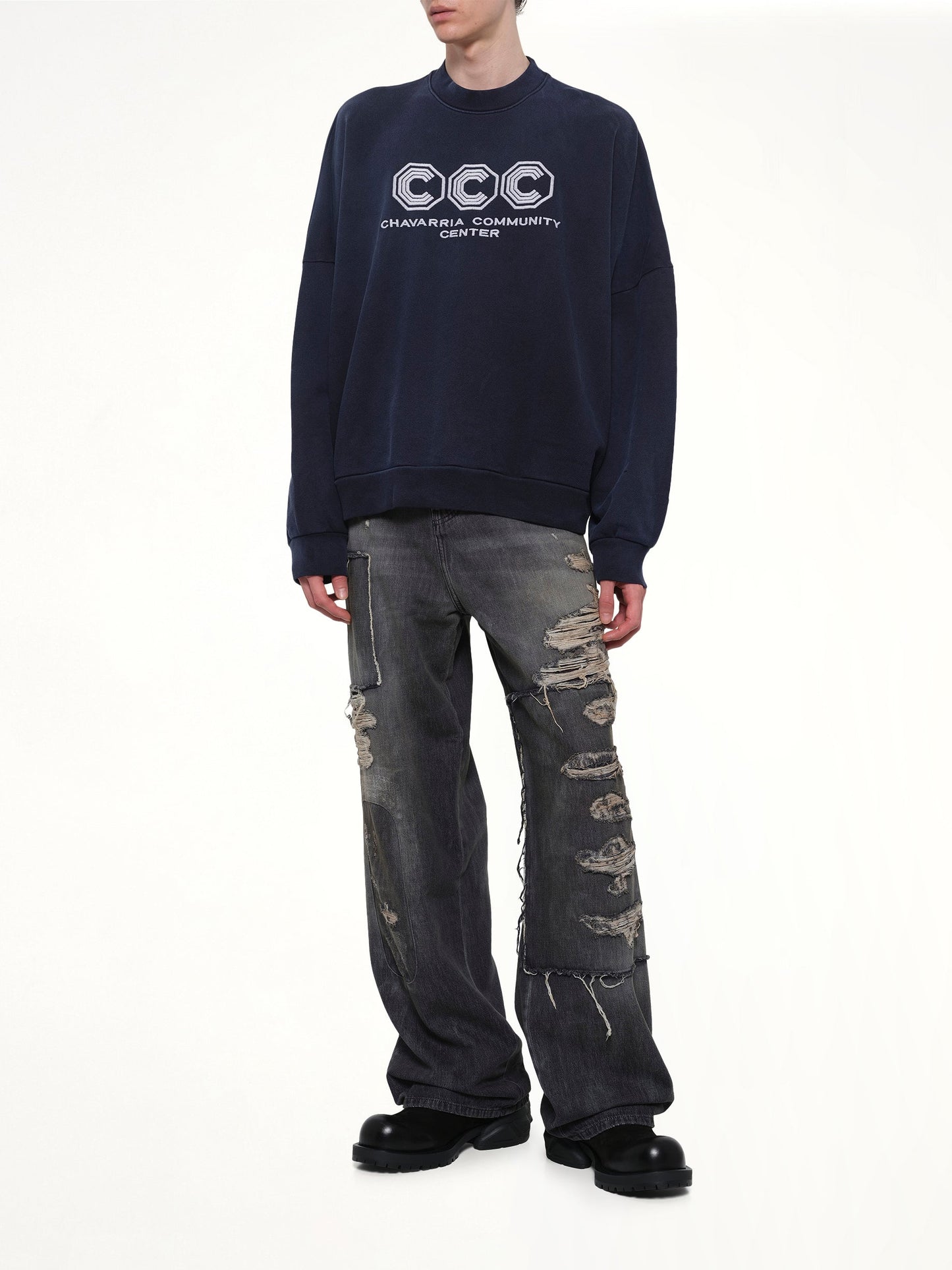 WILLY CHAVARRIA "CCC" Hooligan Sweatshirt (Blue)