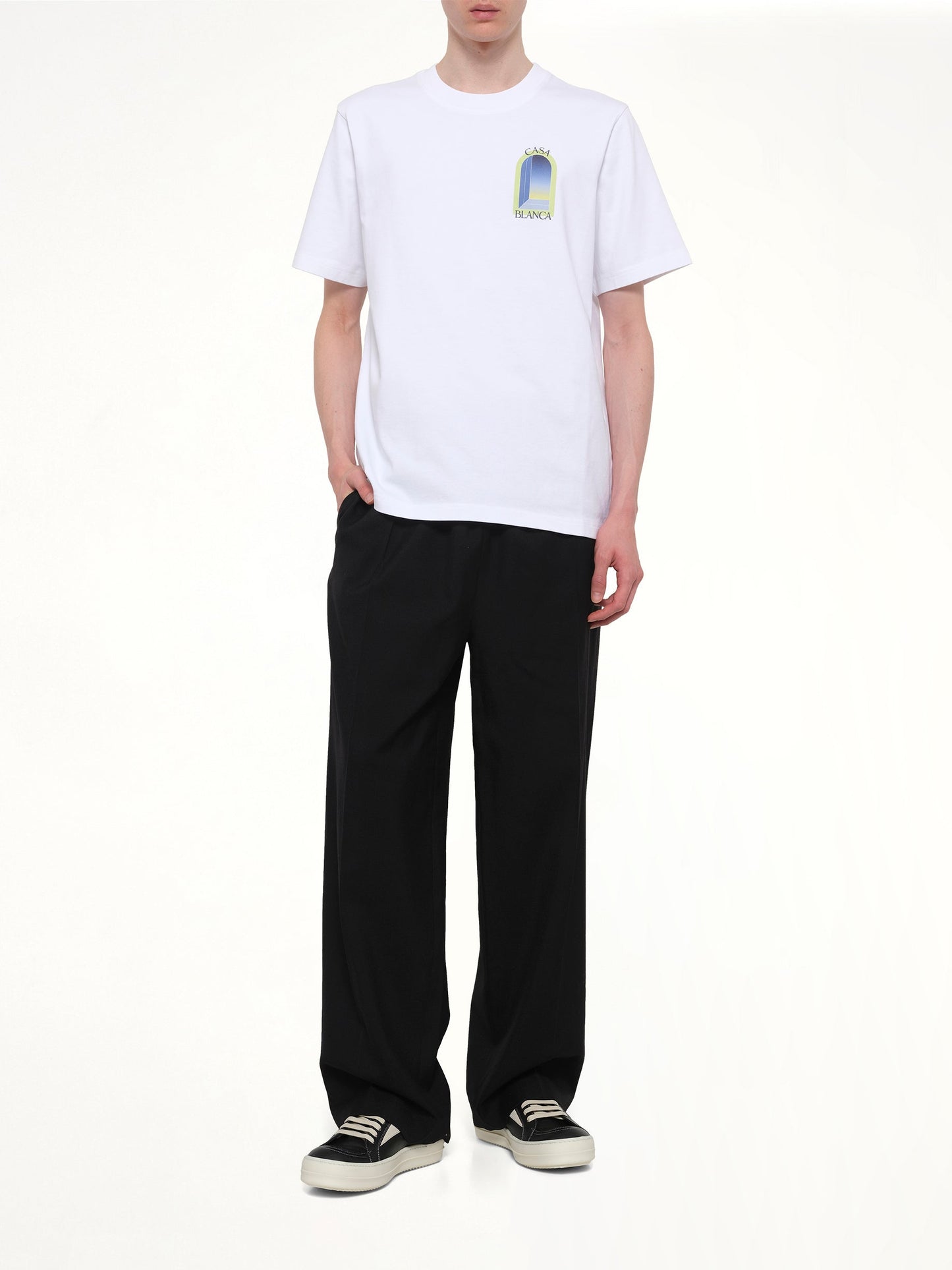 CASABLANCA Arches Classic T-Shirt (White)