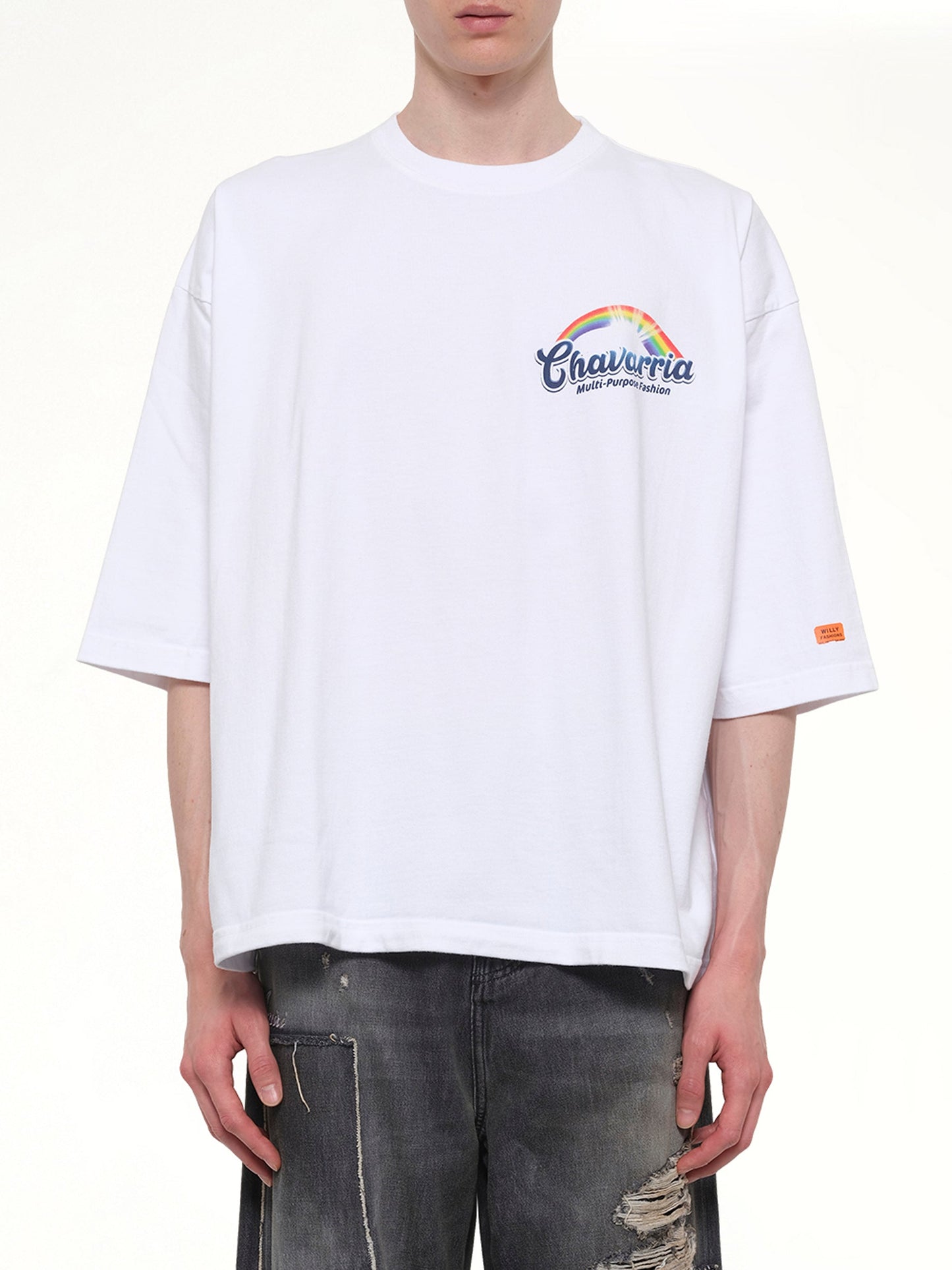 Image of T-Shirts. Product name - Fabuloso Buffalo T-Shirt in White colour by brand - WILLY CHAVARRIA