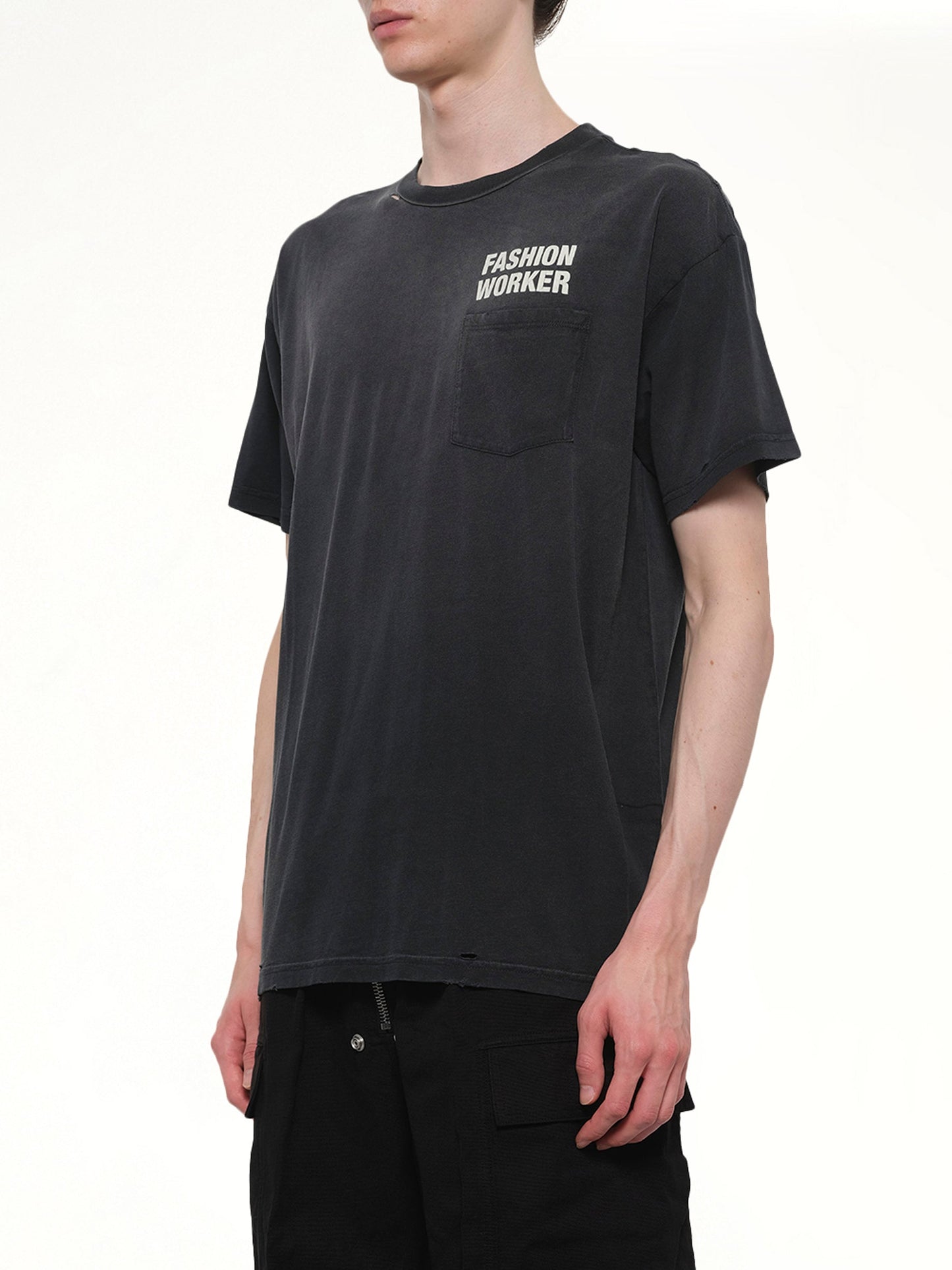 WILLY CHAVARRIA Fashion Worker Easy T-Shirt (Black)
