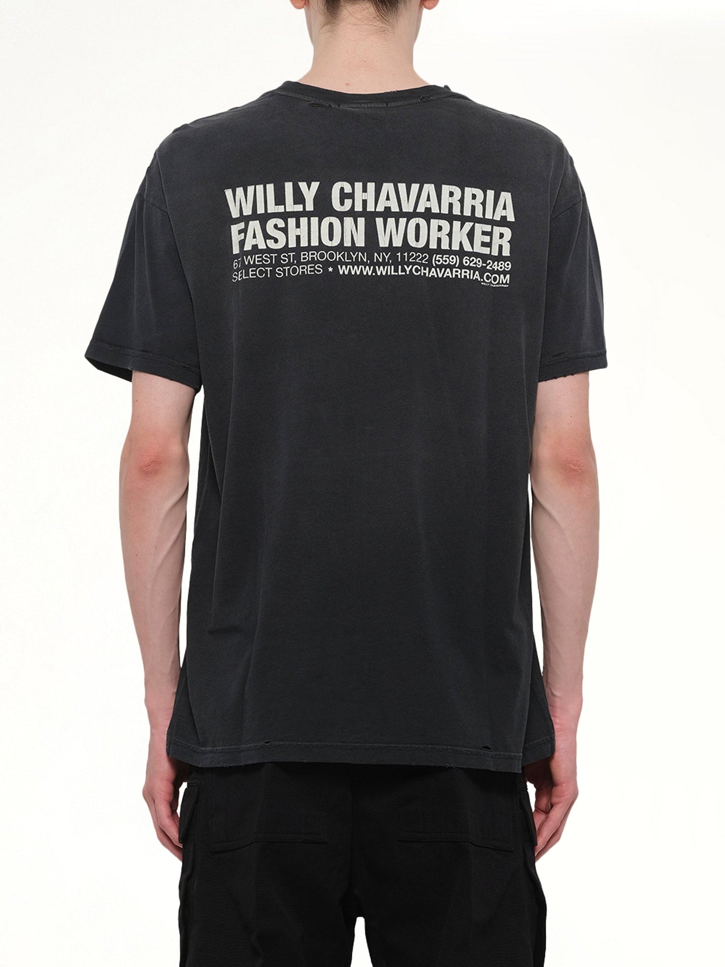 WILLY CHAVARRIA Fashion Worker Easy T-Shirt (Black)