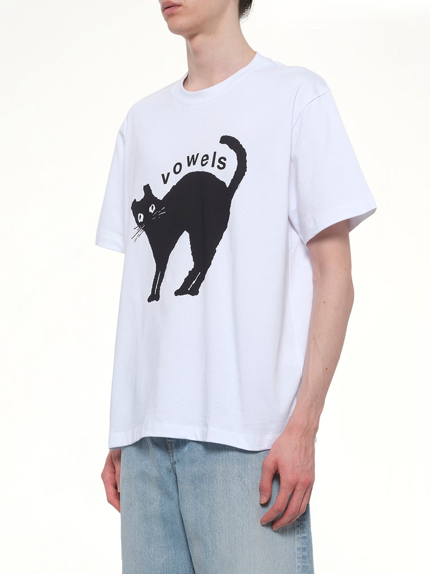 VOWELS Kitty T-Shirt (White)