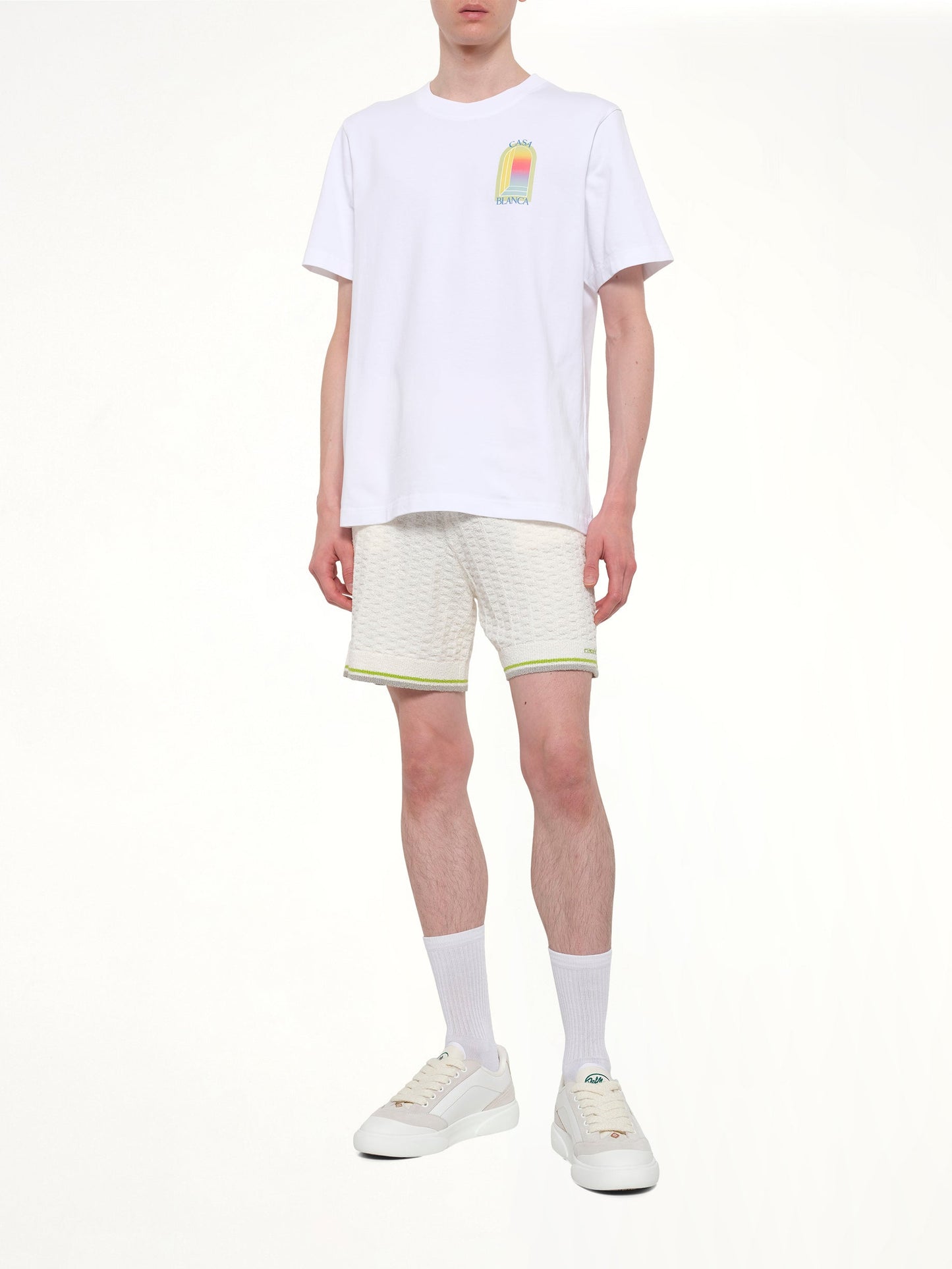 CASABLANCA L'Arche Classic T-Shirt (White)