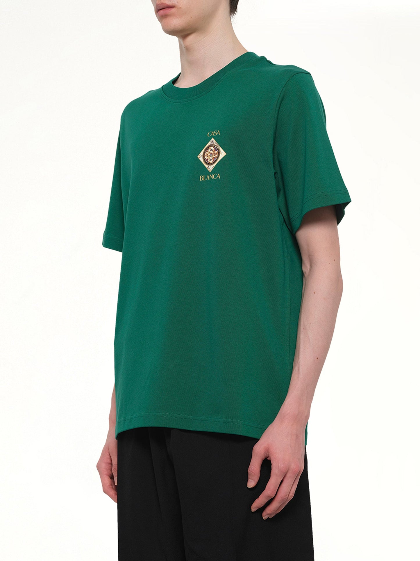 CASABLANCA Plafond Orne De Musique Classic T-Shirt (Green)