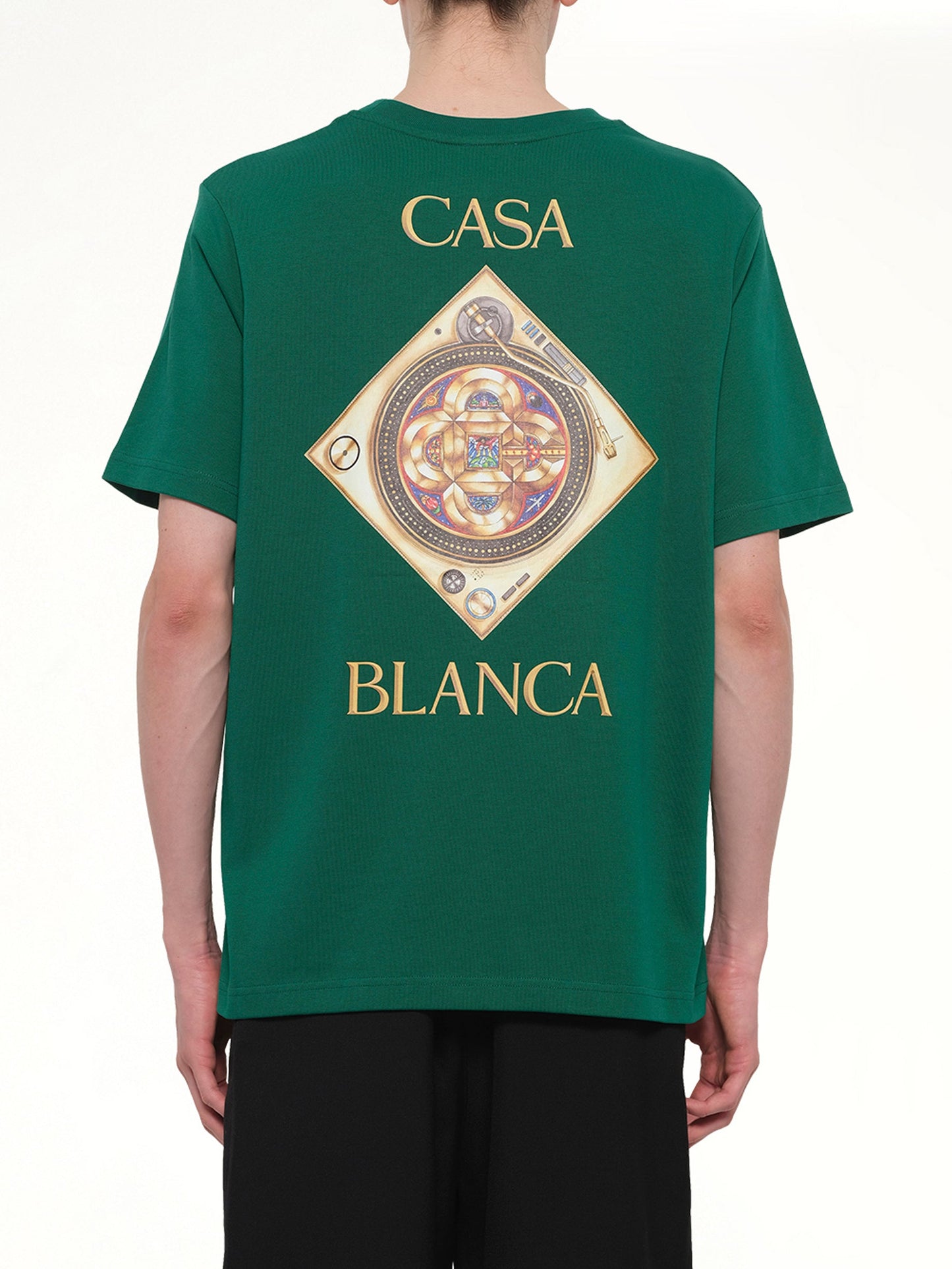 CASABLANCA Plafond Orne De Musique Classic T-Shirt (Green)