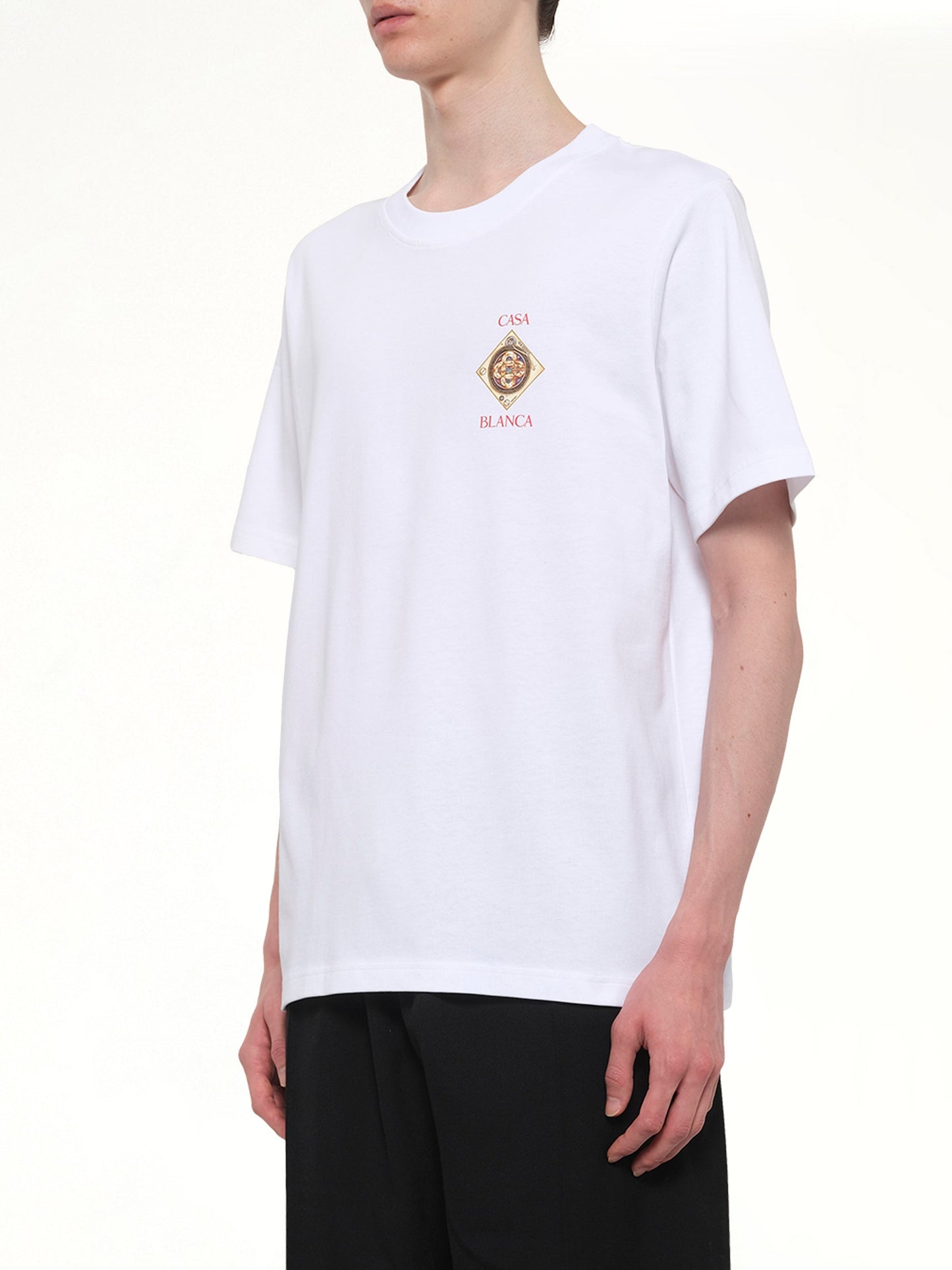 CASABLANCA Plafond Orne De Musique Classic T-Shirt (White)