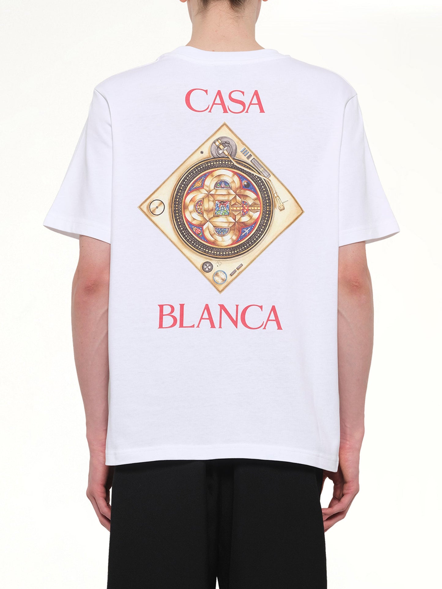 CASABLANCA Plafond Orne De Musique Classic T-Shirt (White)