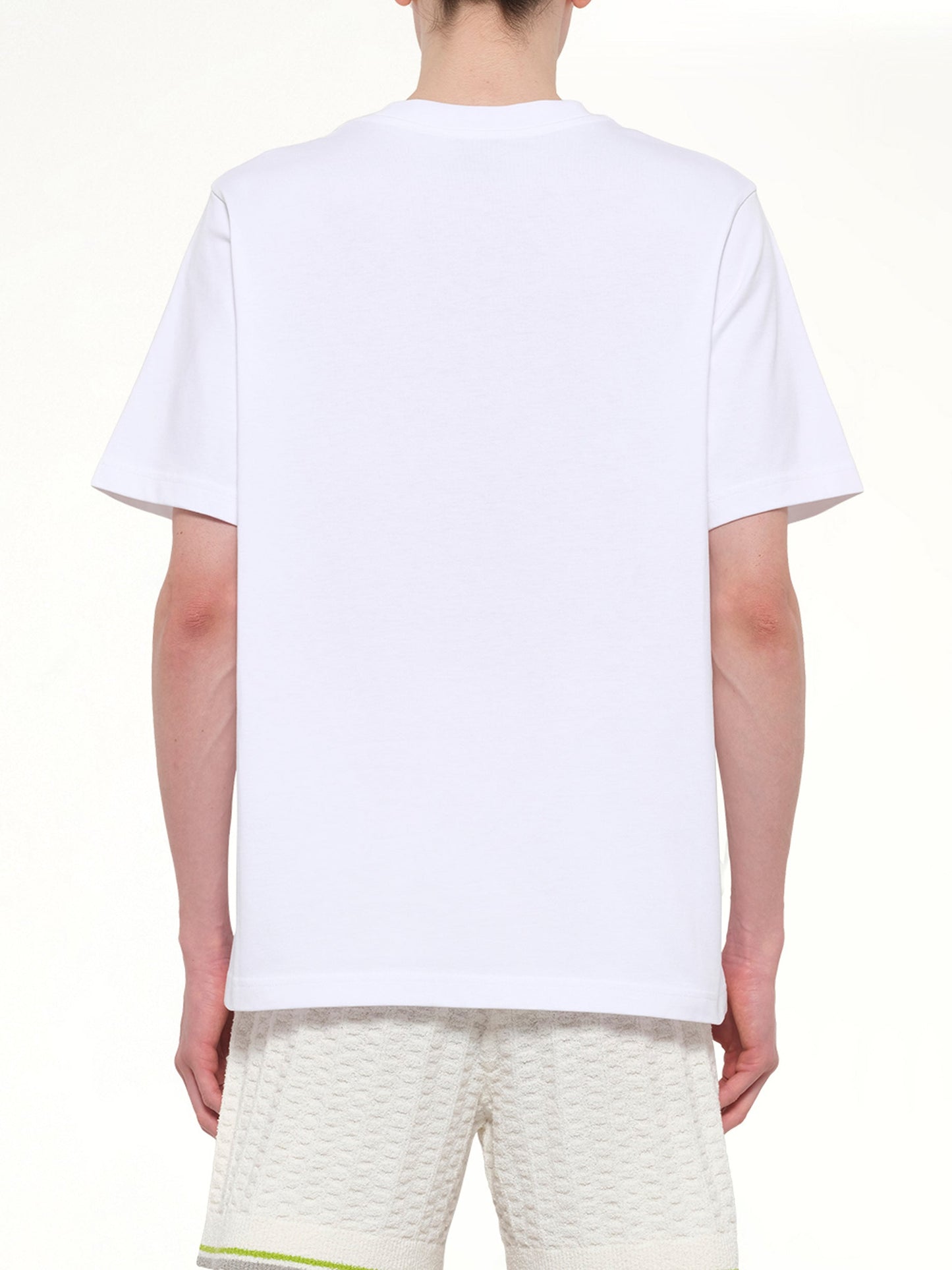 CASABLANCA Tennis Club Icon Beyond Destiny Classic T-Shirt (White)