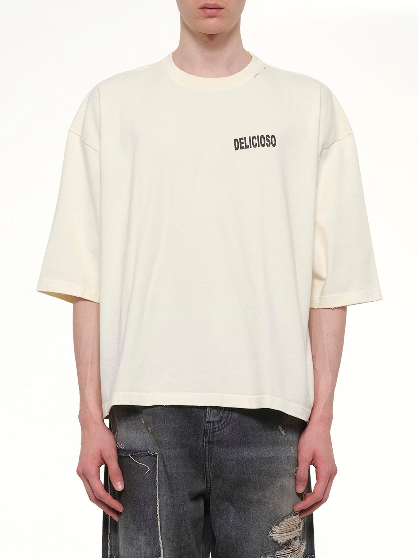 Image of T-Shirts. Product name - Willy's Taco Shop Buffalo T-Shirt in White colour by brand - WILLY CHAVARRIA