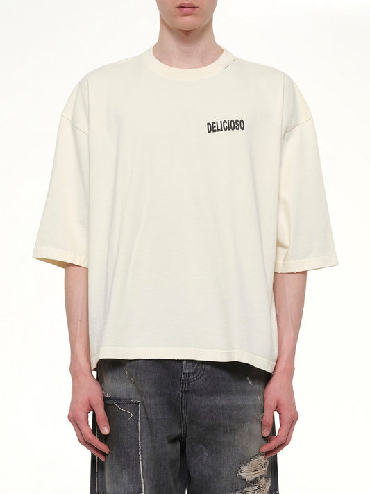 Image of T-Shirts. Product name - Willy's Taco Shop Buffalo T-Shirt in White colour by brand - WILLY CHAVARRIA