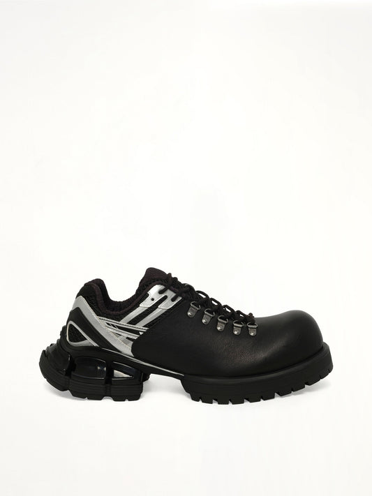 Image of Sneakers. Product name - Starting Bigger OD Derby in Black colour by brand - REMAGINE