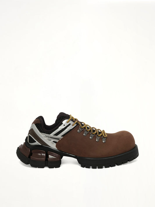 Image of Sneakers. Product name - Starting Bigger OD Derby in Brown colour by brand - REMAGINE