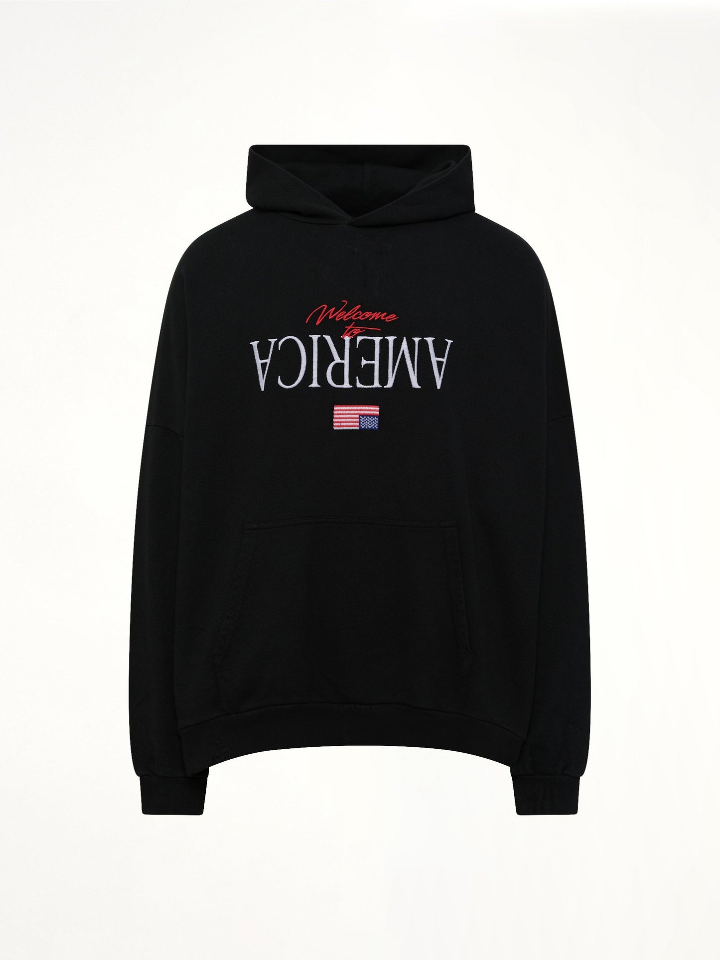 WILLY CHAVARRIA Welcome To America Hooligan Hoodie (Black)