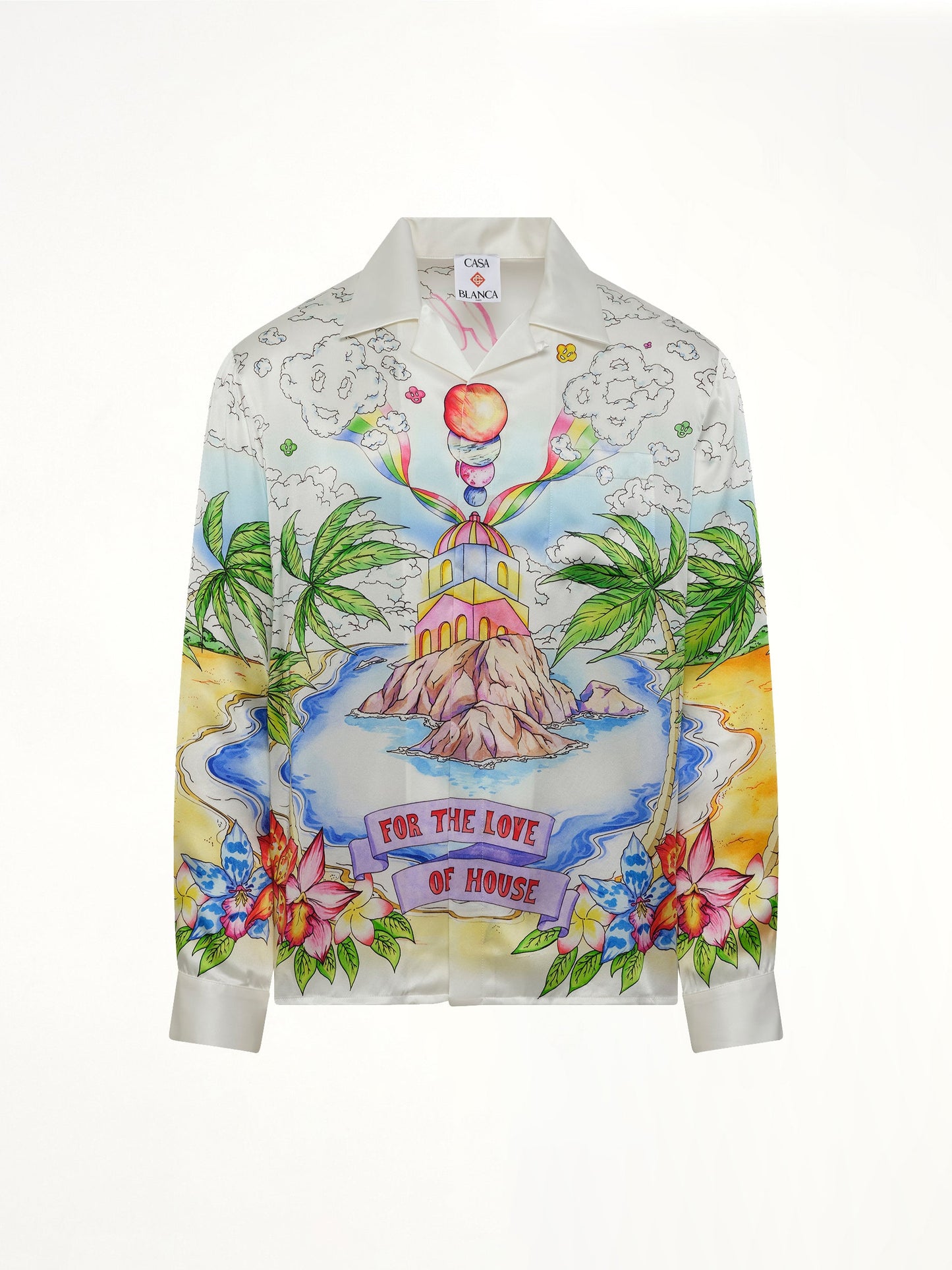 CASABLANCA Better Days LS Shirt (White)