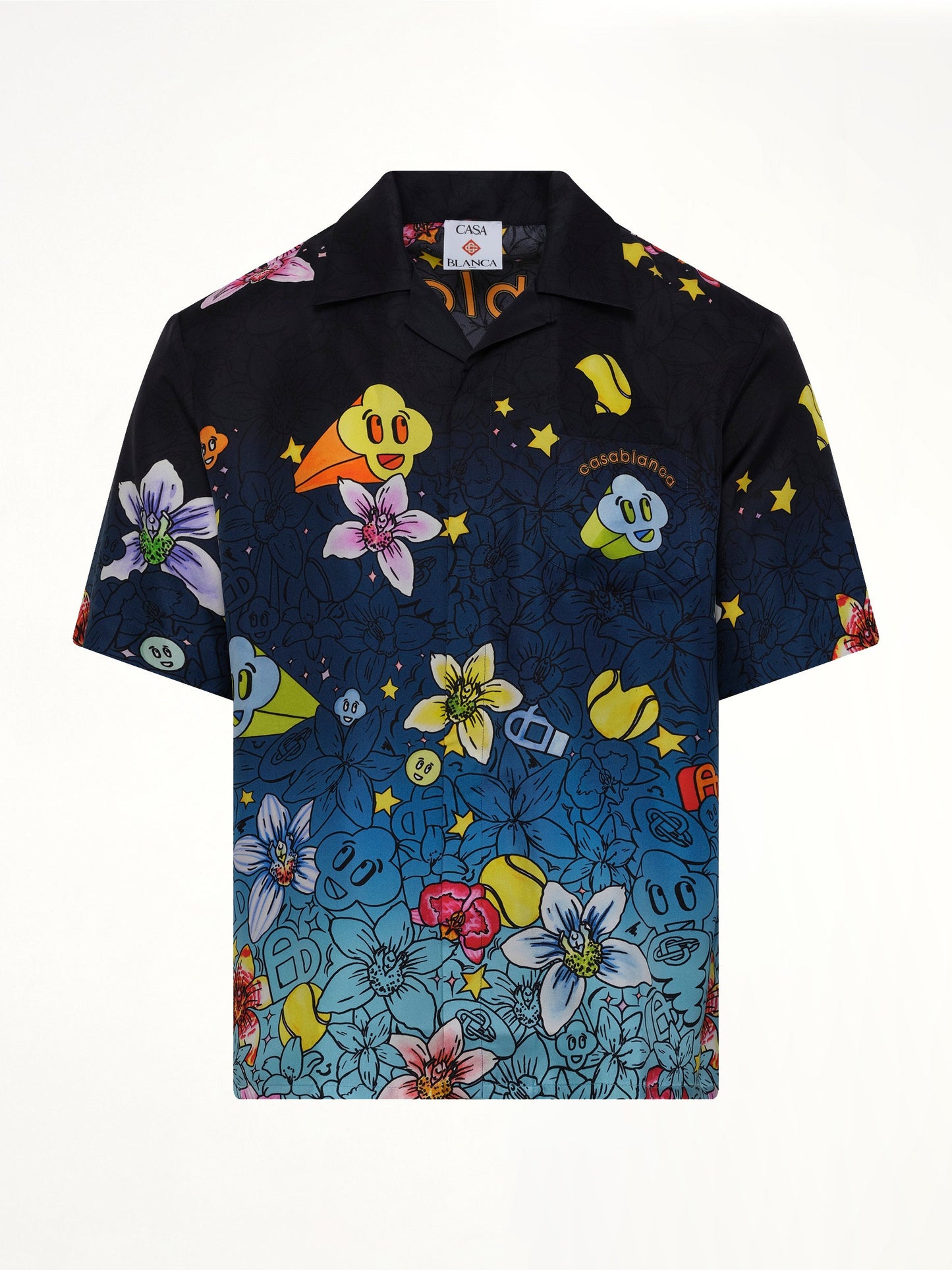 CASABLANCA Collage D’Icones SS Shirt (Blue)