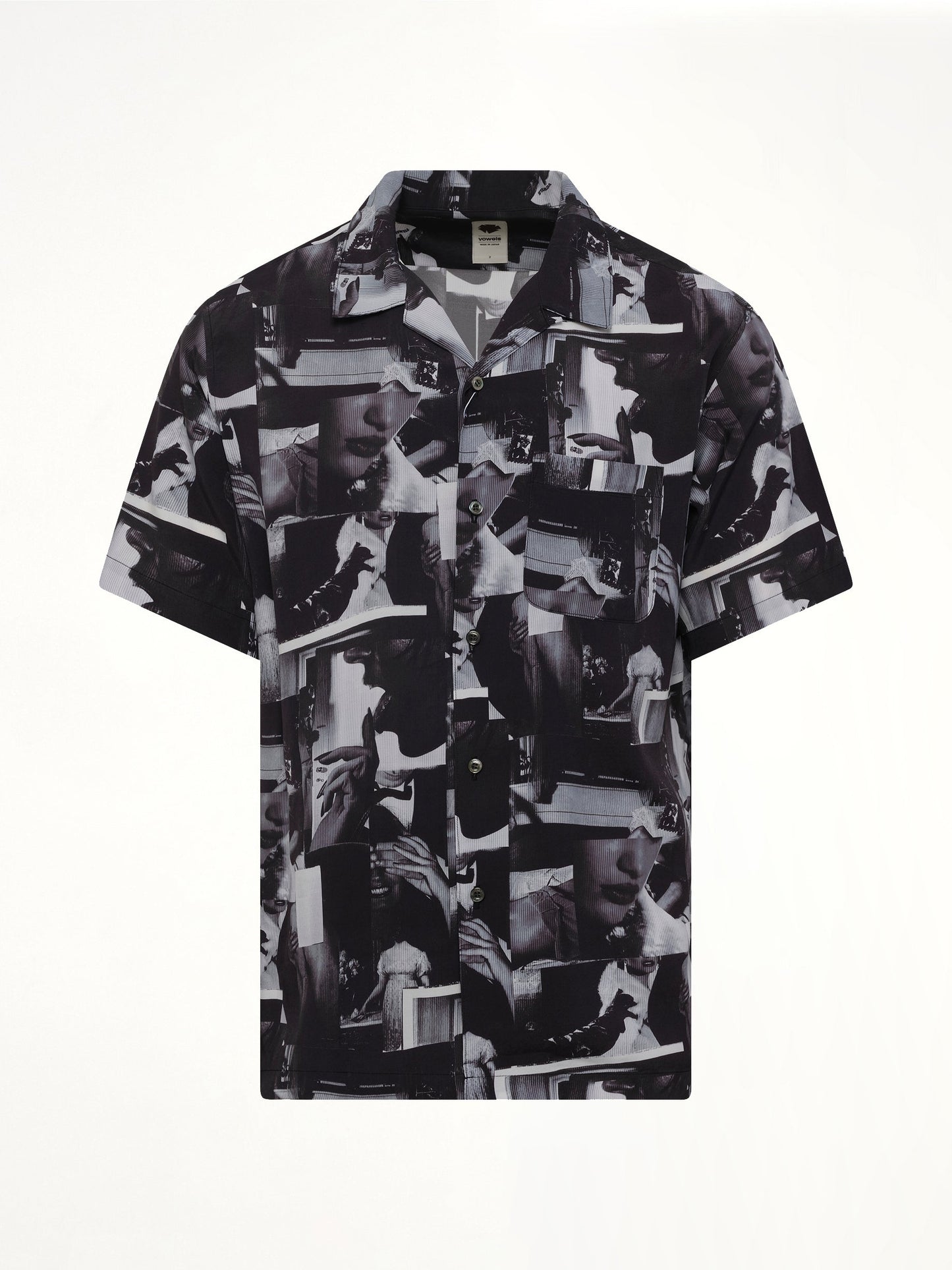 VOWELS Printed Still Shirt (Black)