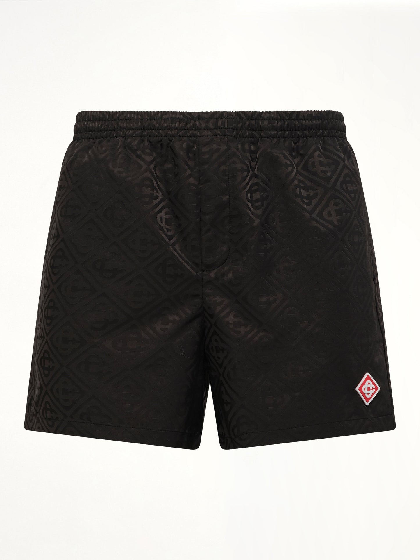 CASABLANCA Jacquard Swim Shorts (Black)